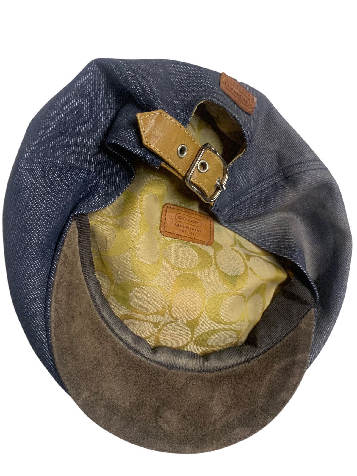 Coach Vintage coach newsboy hat cap bucket suede leather Size ONE SIZE - 13 Thumbnail
