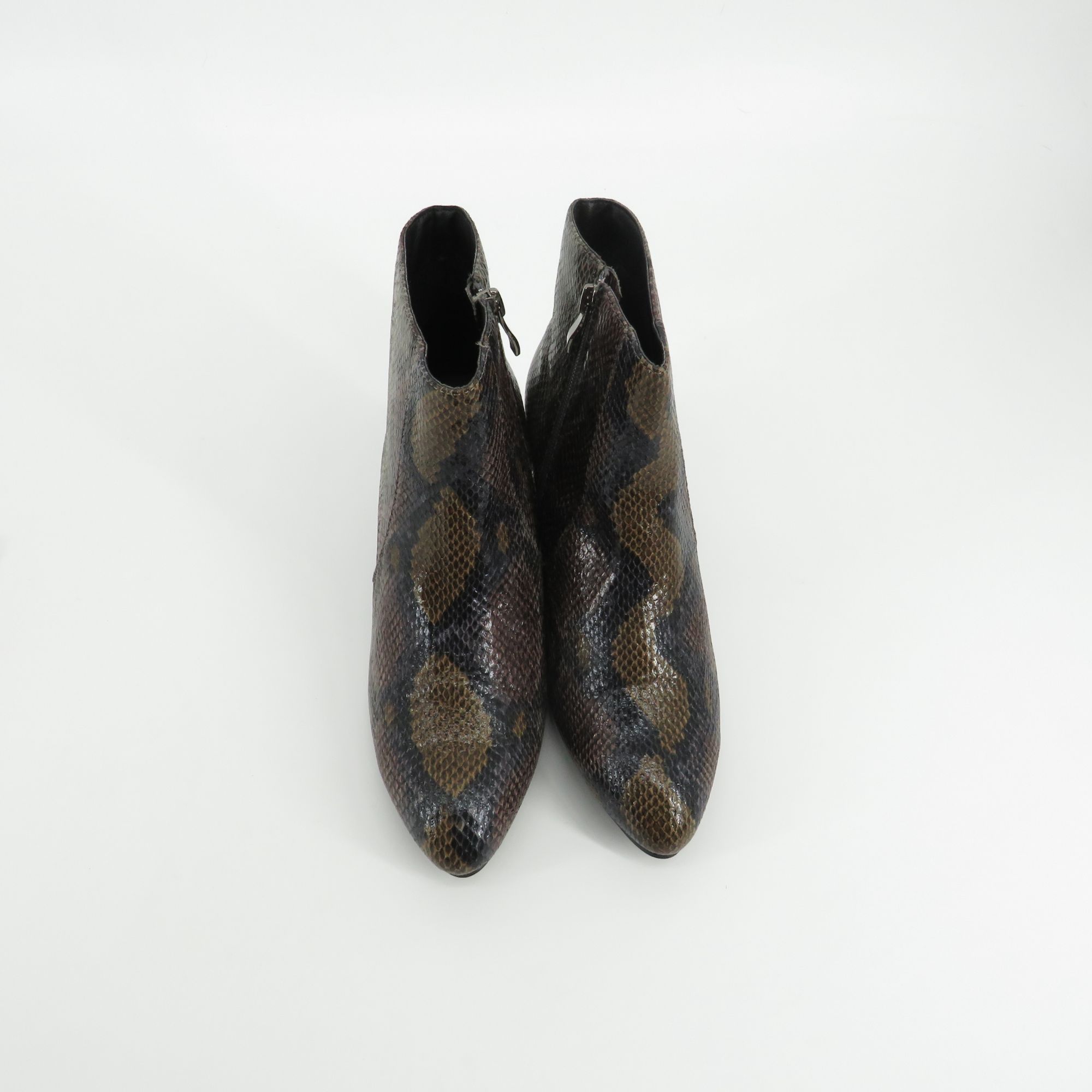 Other Beacon Veronica Brown Black Snake Print Ankle Boots Size 7 N Size US 7 / IT 37 - 2 Thumbnail