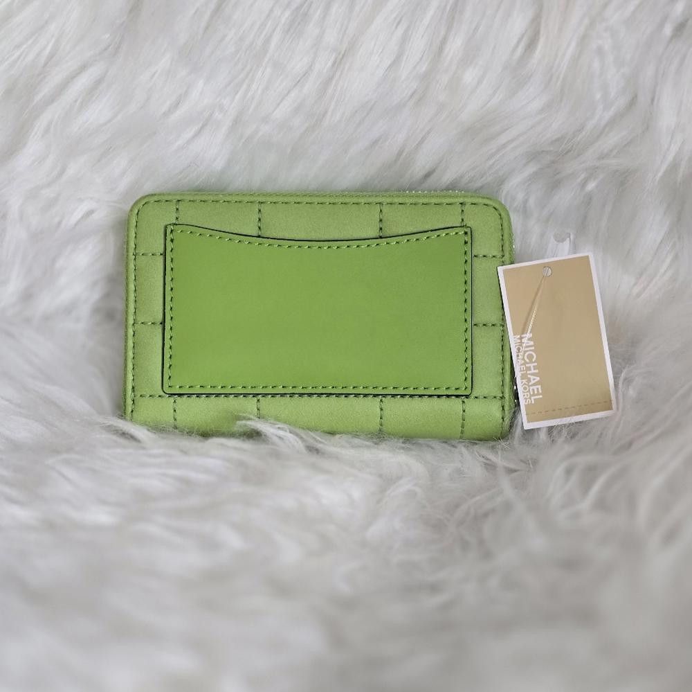 Michael Kors Michael Kors Green Quilted Wallet Size ONE SIZE - 2 Thumbnail