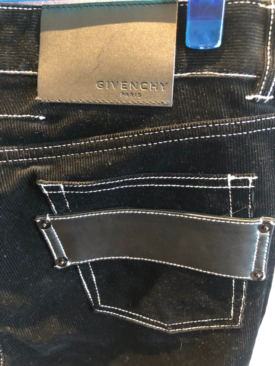 Givenchy Givenchy Limited Black Corduroy Slim Pants Size US 30 / EU 46 - 3 Thumbnail