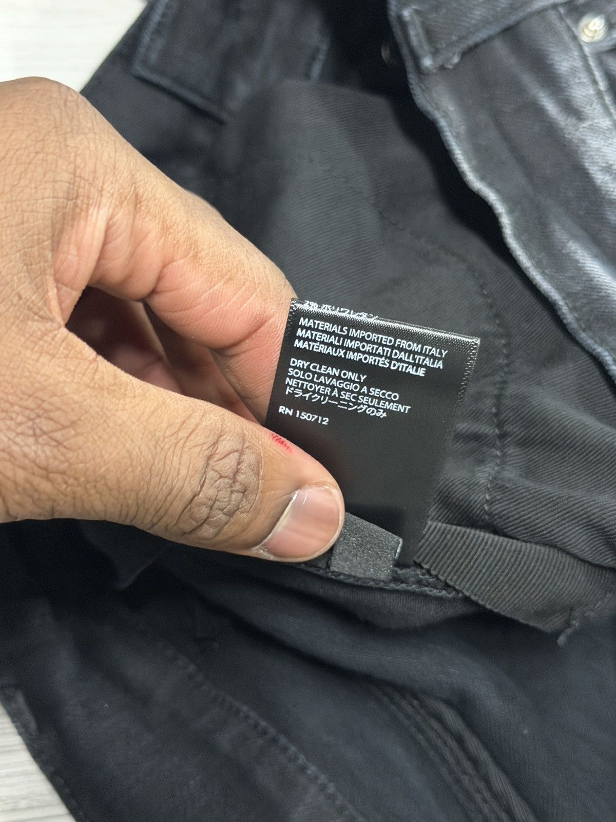 Amiri Thrasher Plus Aged Black Jeans