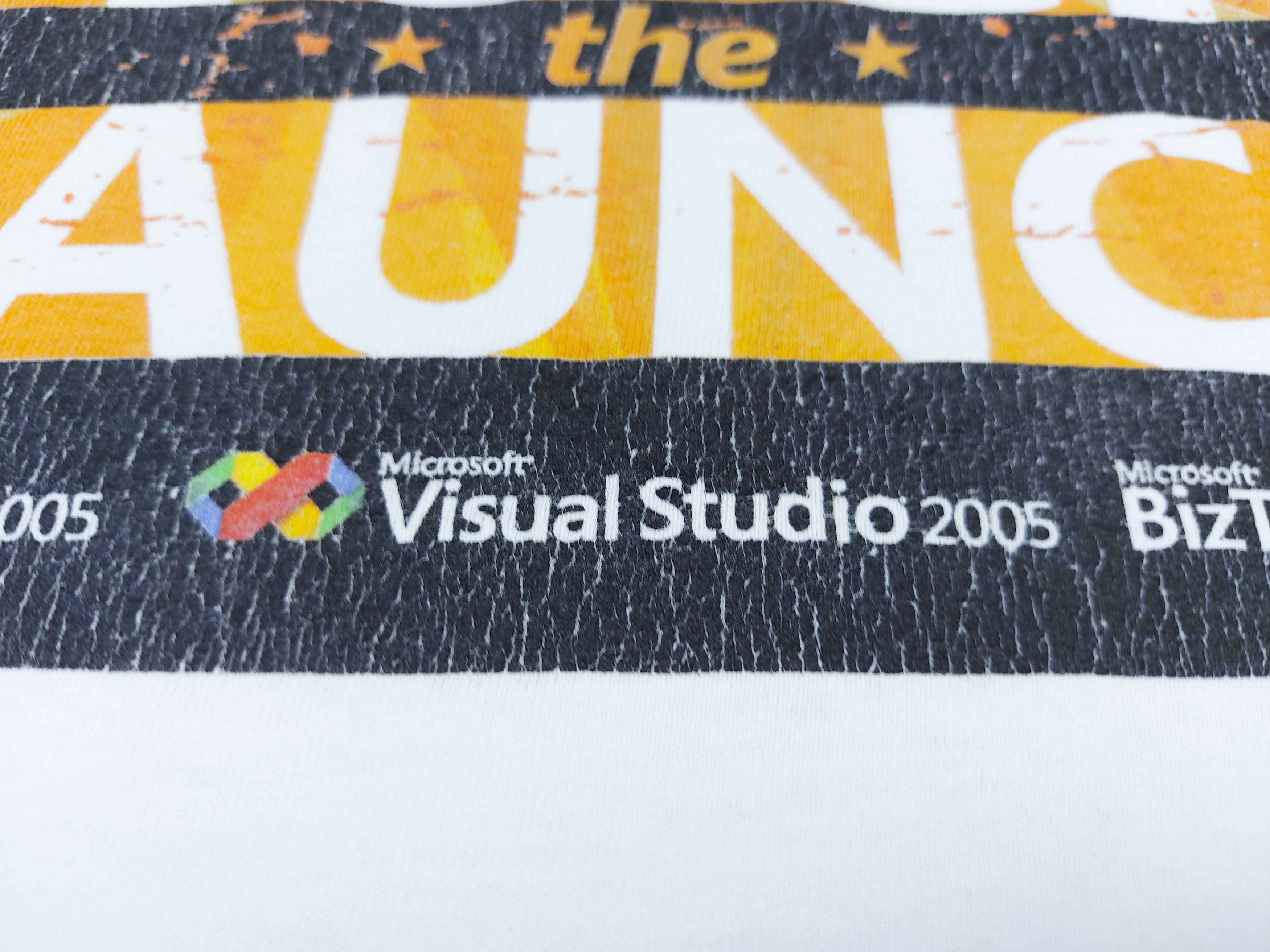Microsoft × Vintage Vintage Y2K Microsoft Visual Studio 2005 Launch Event TEE Size US XL / EU 56 / 4 - 6 Thumbnail