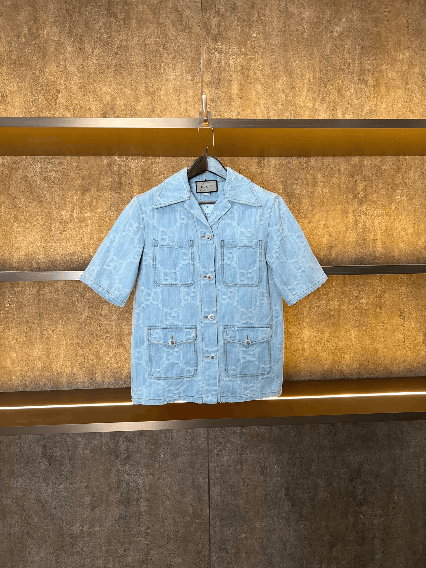 Gucci Gucci Denim Shirt Size S / US 4 / IT 40 - 1 Thumbnail