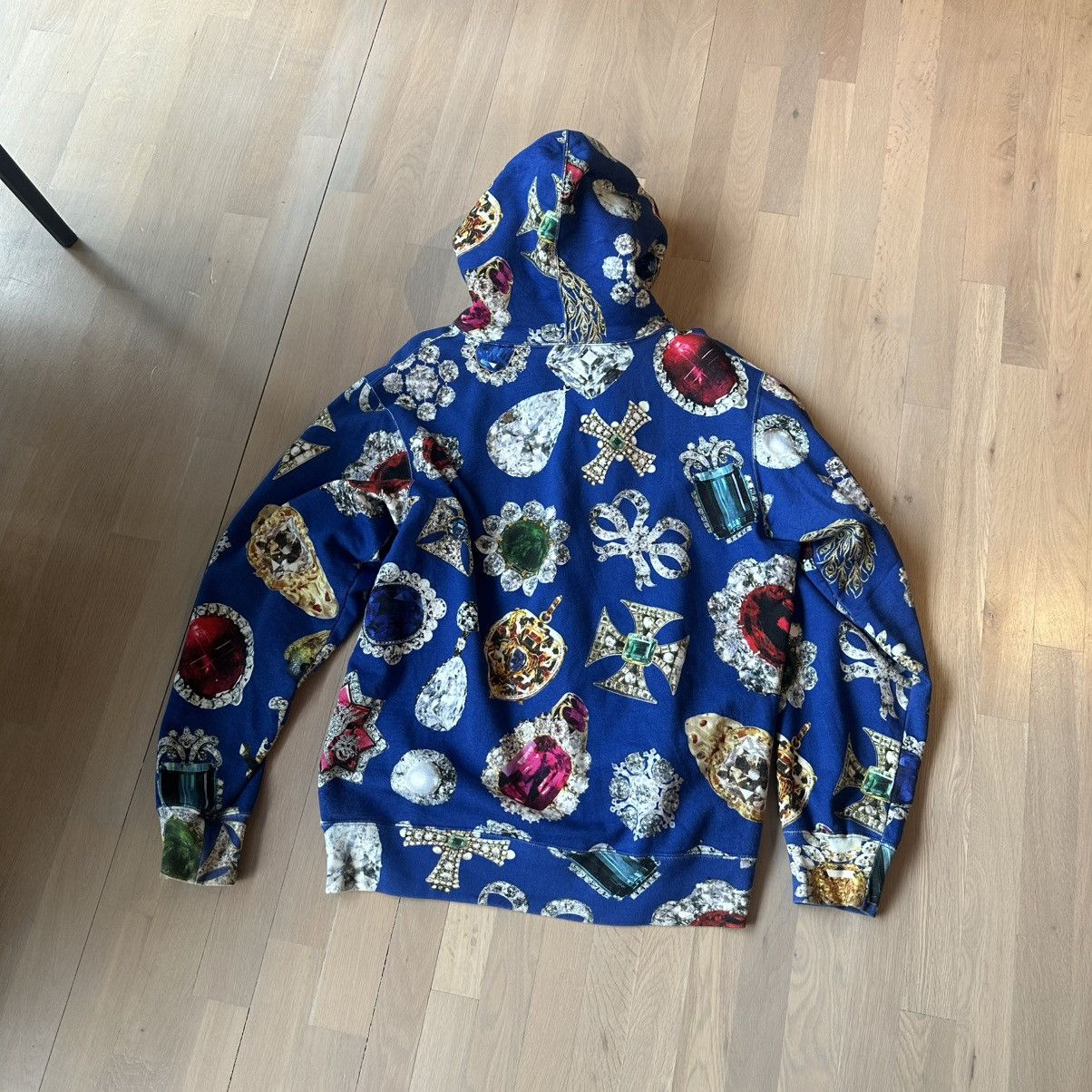 Supreme Supreme diamond AOP hoodie Size US XL / EU 56 / 4 - 4 Thumbnail