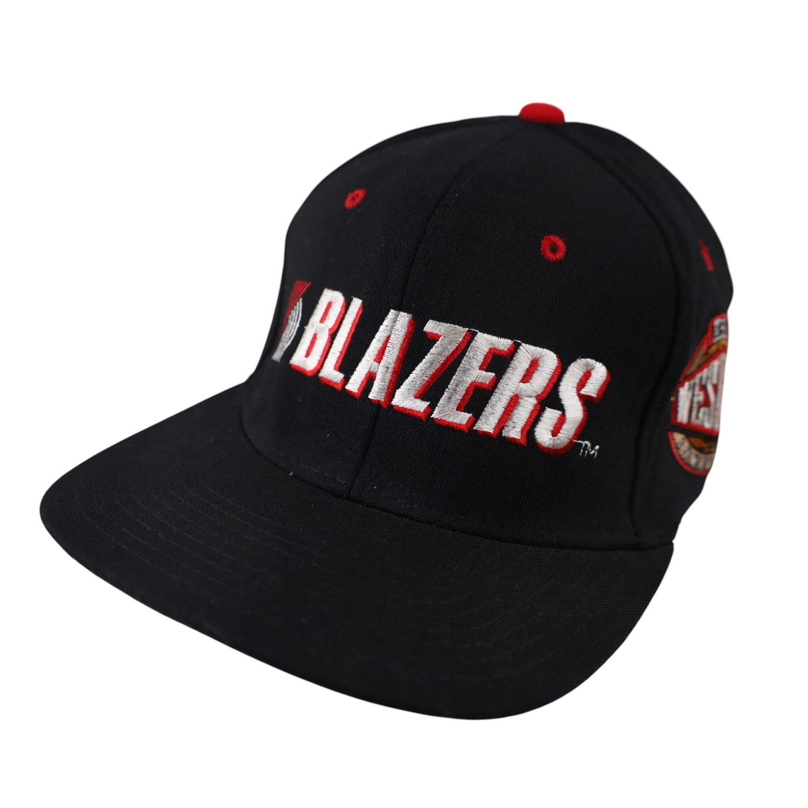 NBA × Starter VTG Starter Portland Blazers Western Conference Fitted Hat Size ONE SIZE - 1 Thumbnail