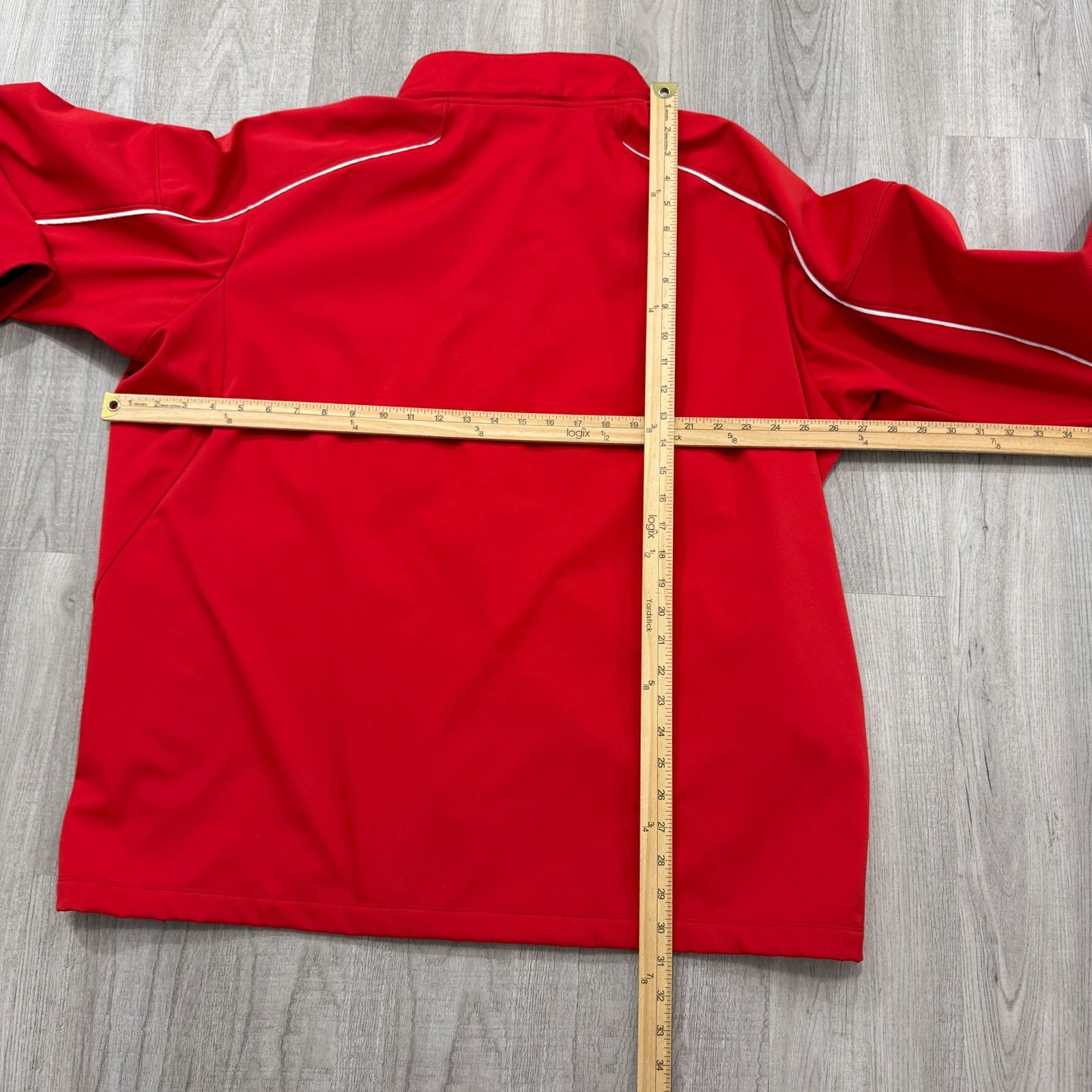 Nike Nike Soft Shell Jacket Men's 2XL Red Full Zip Outdoors Size US XXL / EU 58 / 5 - 8 Thumbnail