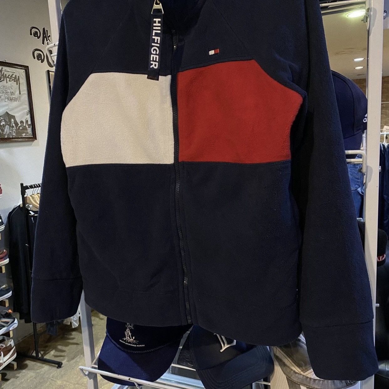 Tommy Hilfiger × Vintage Tommy Hilfiger Sport Fleece Logo Jackets Size US M / EU 48-50 / 2 - 5 Thumbnail