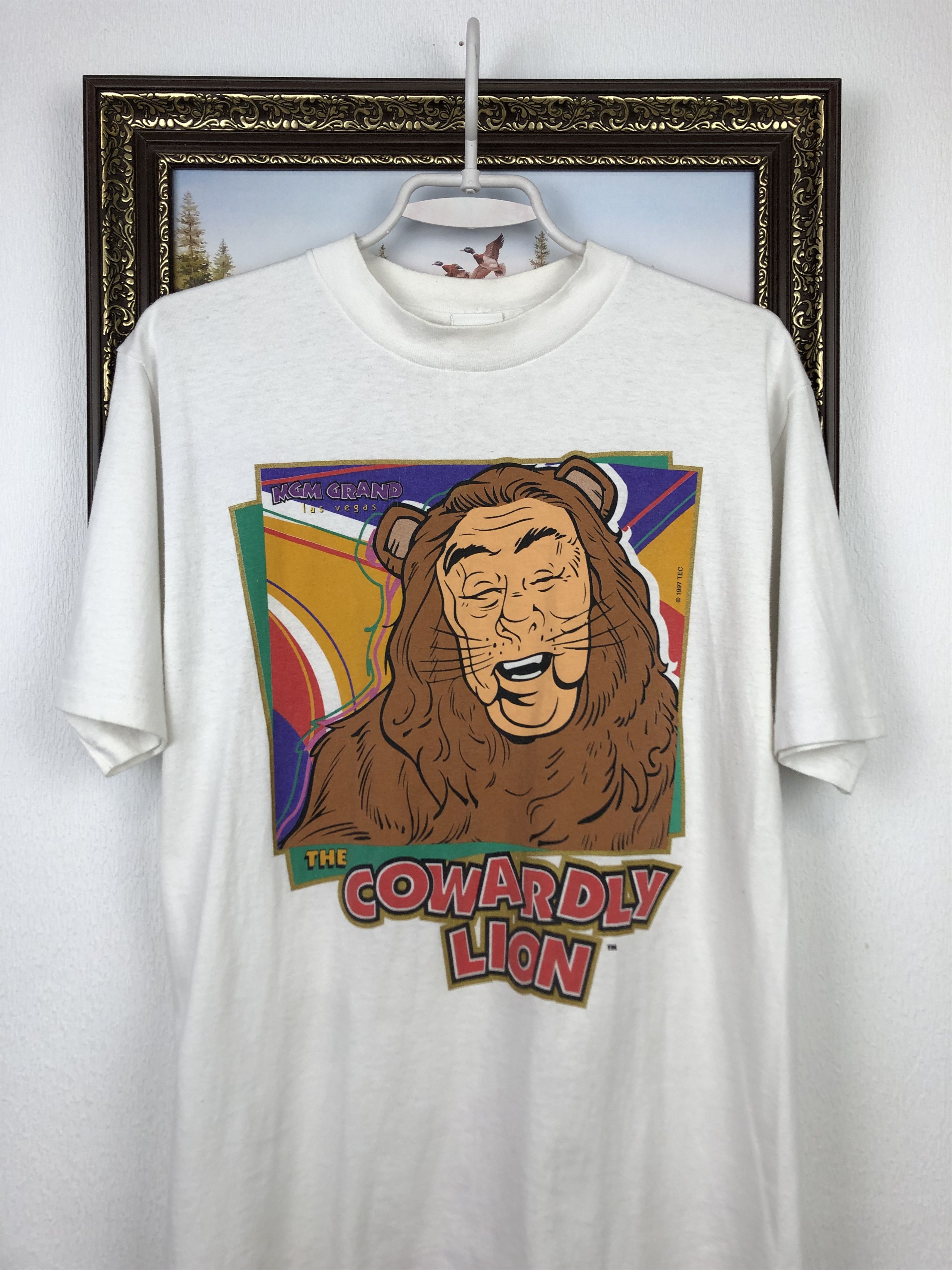 Vintage Vintage Stanley Desantis Wizard of Oz Shirt Cowardly Lion | Grailed