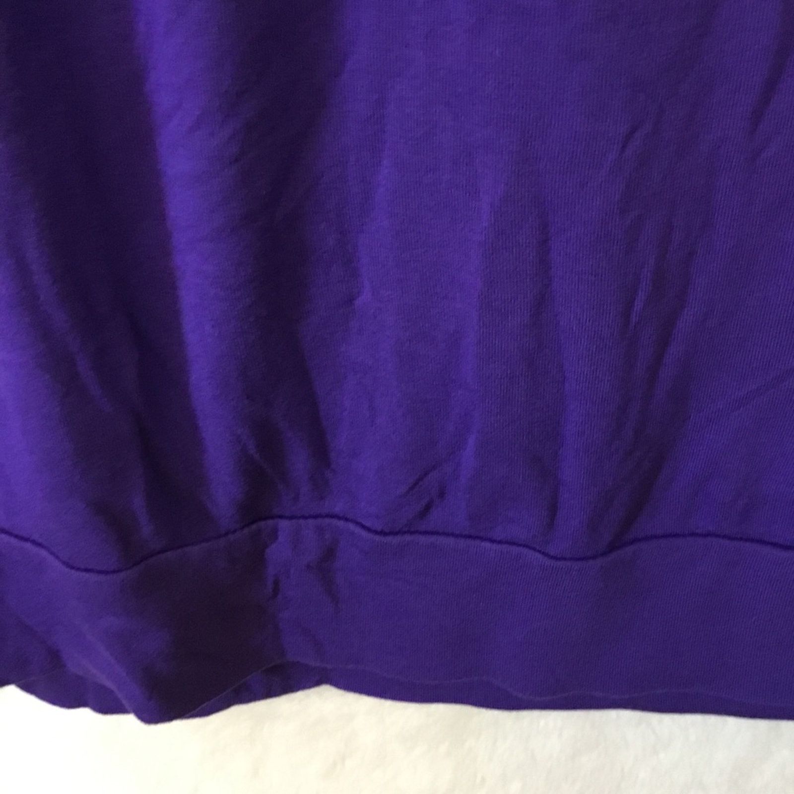 Bcbgmaxazria BCBGMaxAzria Purple Short Sleeve Top Size S / US 4 / IT 40 - 10 Thumbnail