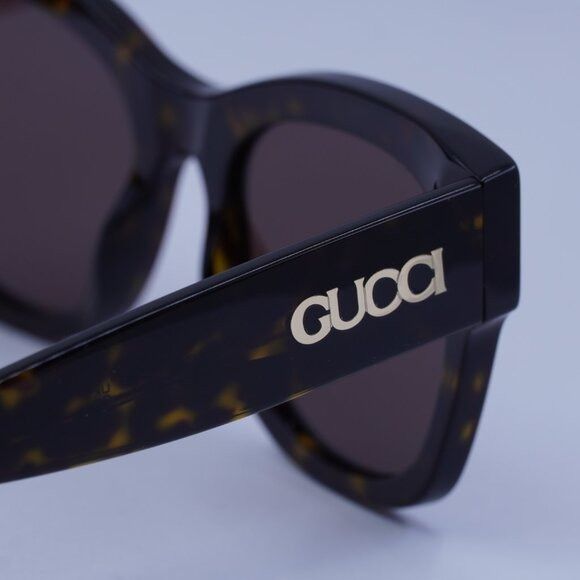 Gucci Gucci GG1789S 002 Sunglasses Dark Havana Square Frame Size ONE SIZE - 10 Thumbnail