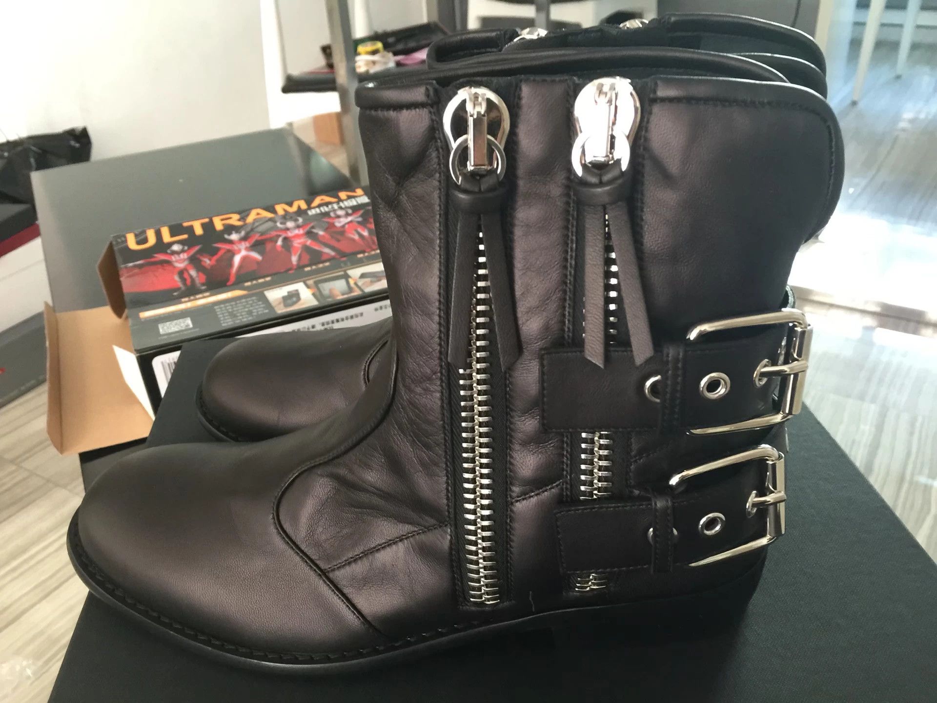 Giuseppe Zanotti GZ new leather boots 40 Size US 7 / EU 40 - 5 Thumbnail