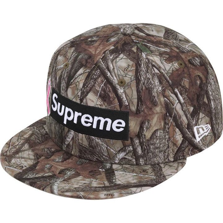 Supreme Supreme Breast Cancer Awareness Box Logo New Era Fall Camo Size ONE SIZE - 17 Thumbnail
