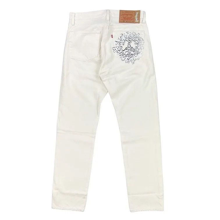 Denim Tears Peace In My Pocket White Denim Jeans Pants 32x32