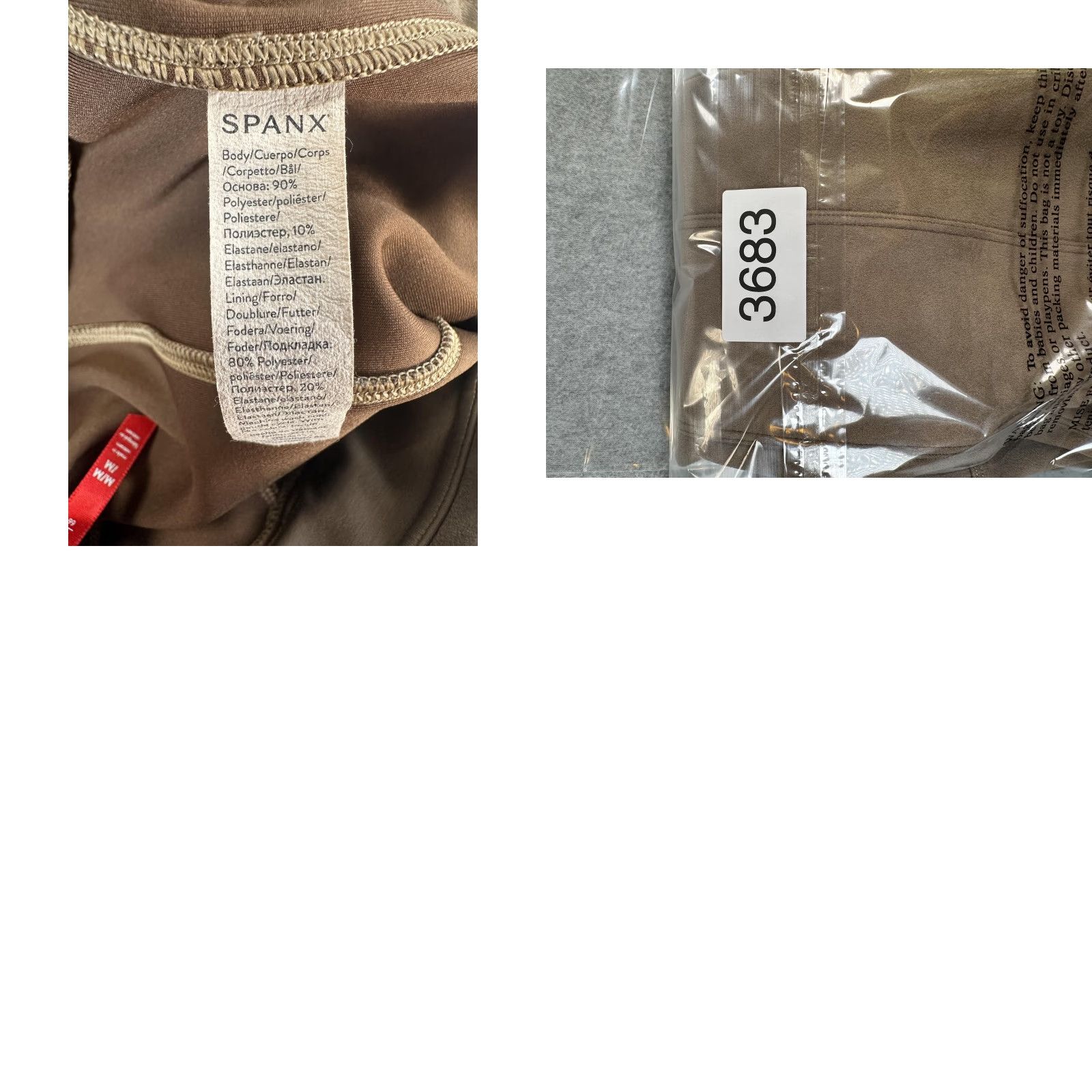 Spanx Spanx Faux Suede Leggings Womens Medium Brown High Rise Ankle Lined Stretch Size 32" / US 10 / IT 46 - 8 Thumbnail