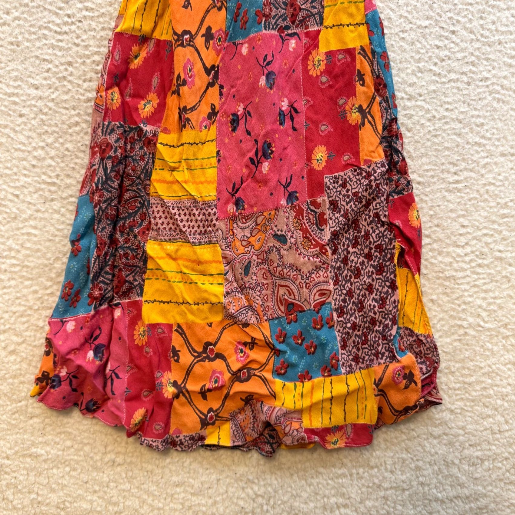 Vintage VINTAGE Charlotte Russe Midi Dress Bohemian Patchwork Y2K Cottagecore L Womens Size L / US 10 / IT 46 - 4 Thumbnail