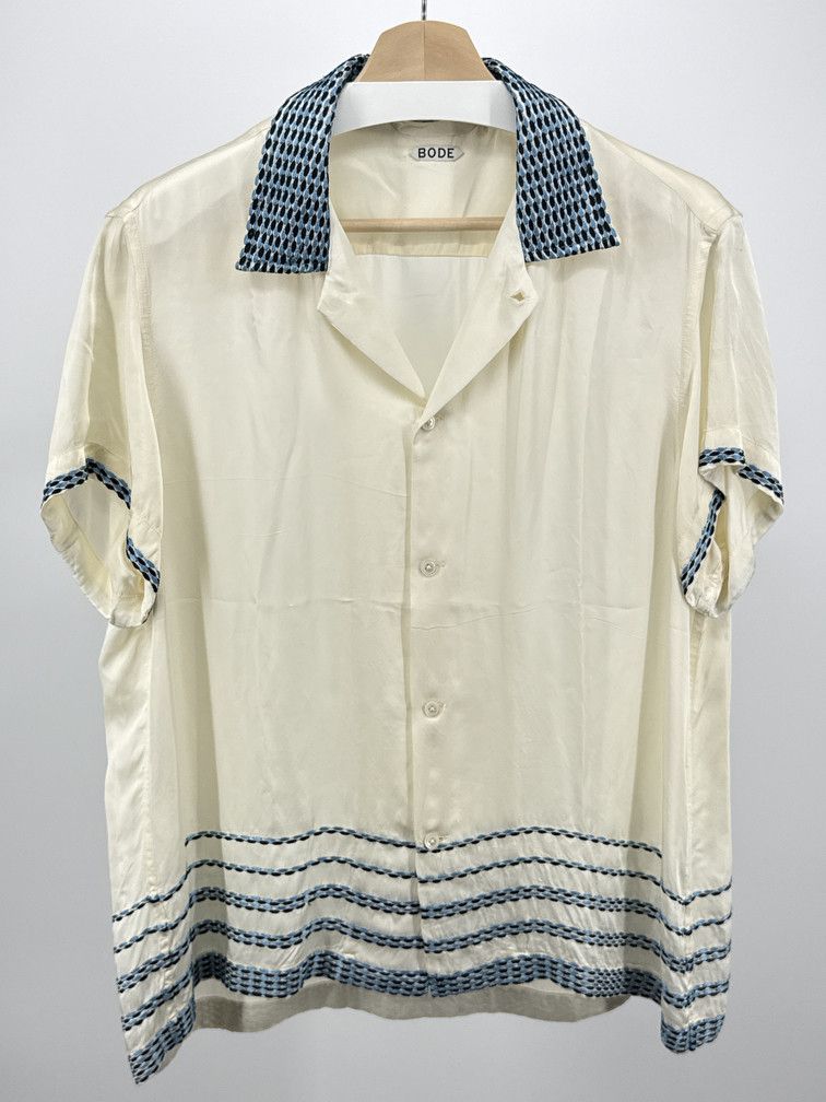 Bode Viscose Stitch Shirt Size US M / EU 48-50 / 2 - 1 Thumbnail