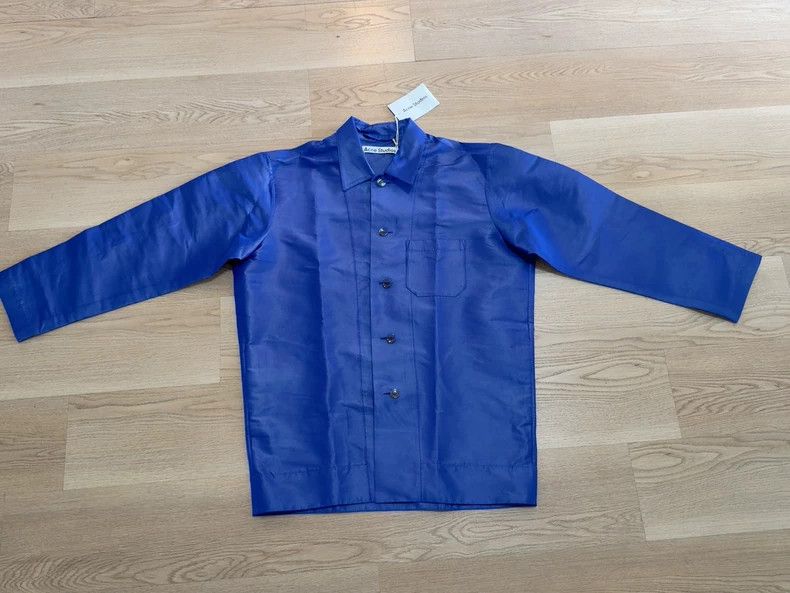 Acne Studios Acne Studios Blue-purple coat Size US S / EU 44-46 / 1 - 1 Thumbnail