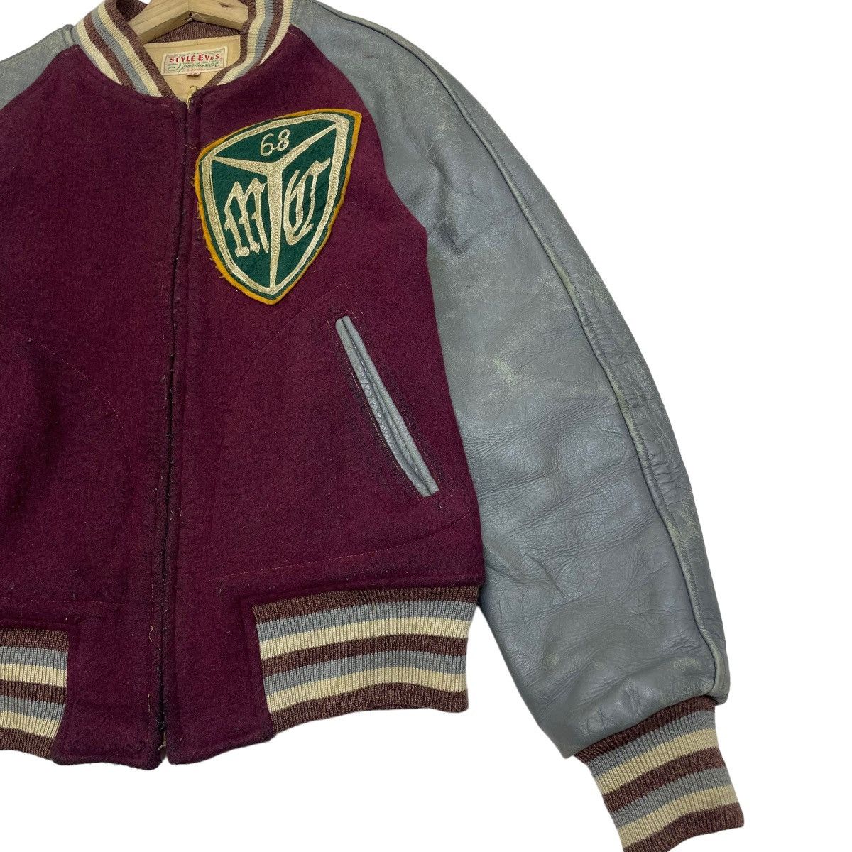 Toyo Enterprises 🔥Vintage Varsity Toyo Enterprise Style Eyes Jacket Size US M / EU 48-50 / 2 - 4 Thumbnail