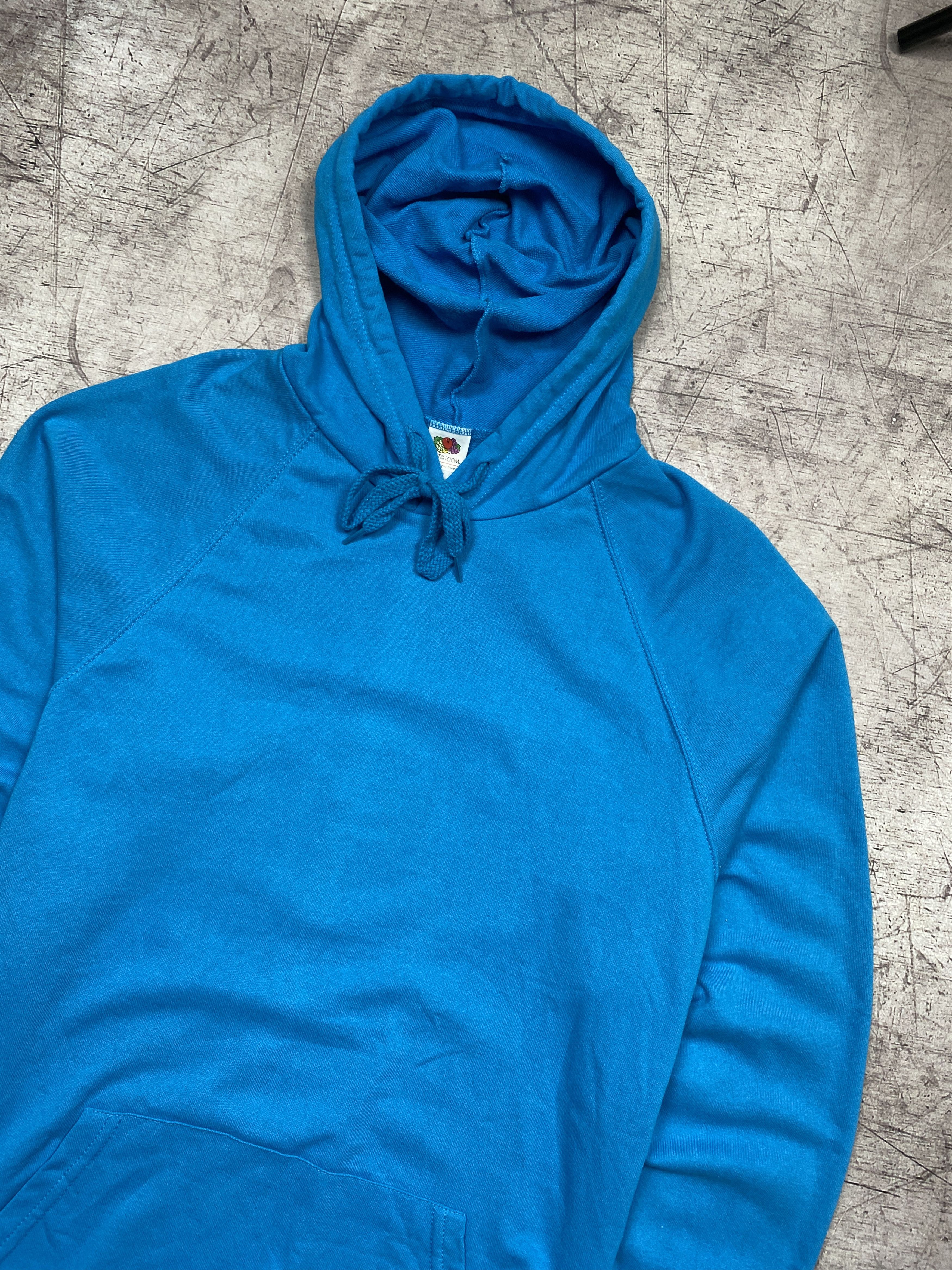 Fruit Of The Loom × Vintage Fruit Of The Loom Vintage Mens Blank Hoodie Size US XL / EU 56 / 4 - 2 Thumbnail