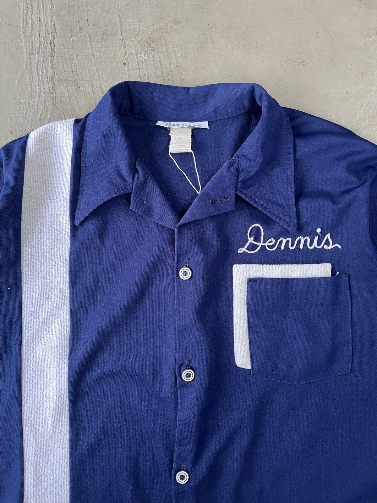 Vintage *RARE* True Vintage 1970's USA-Made Bowling Shirt Size US L / EU 52-54 / 3 - 4 Thumbnail