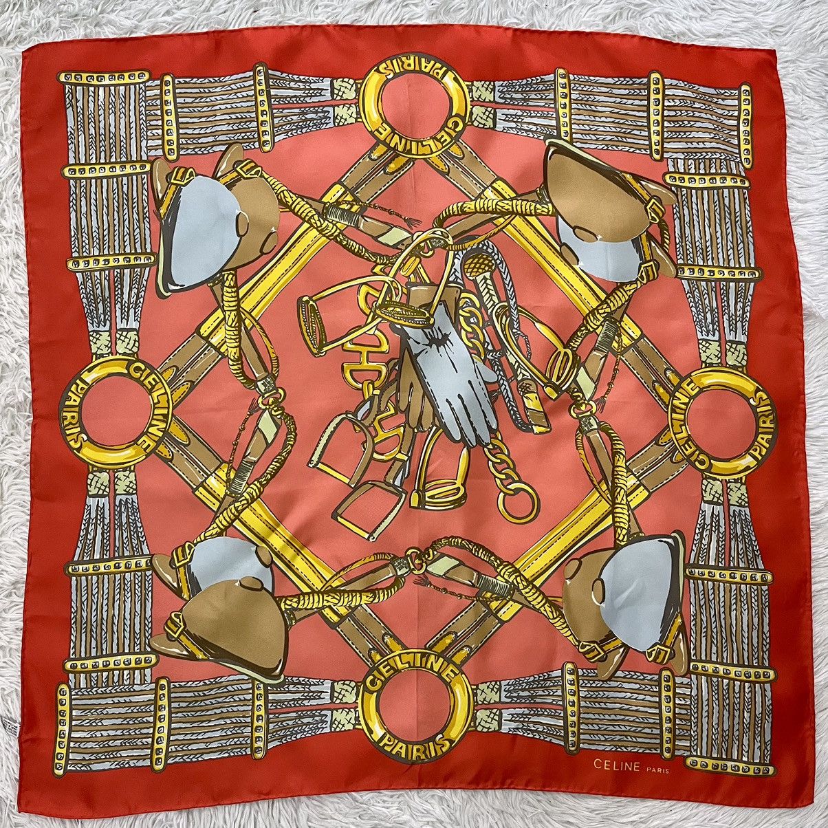Celine Celine silk scarves Size ONE SIZE - 3 Thumbnail