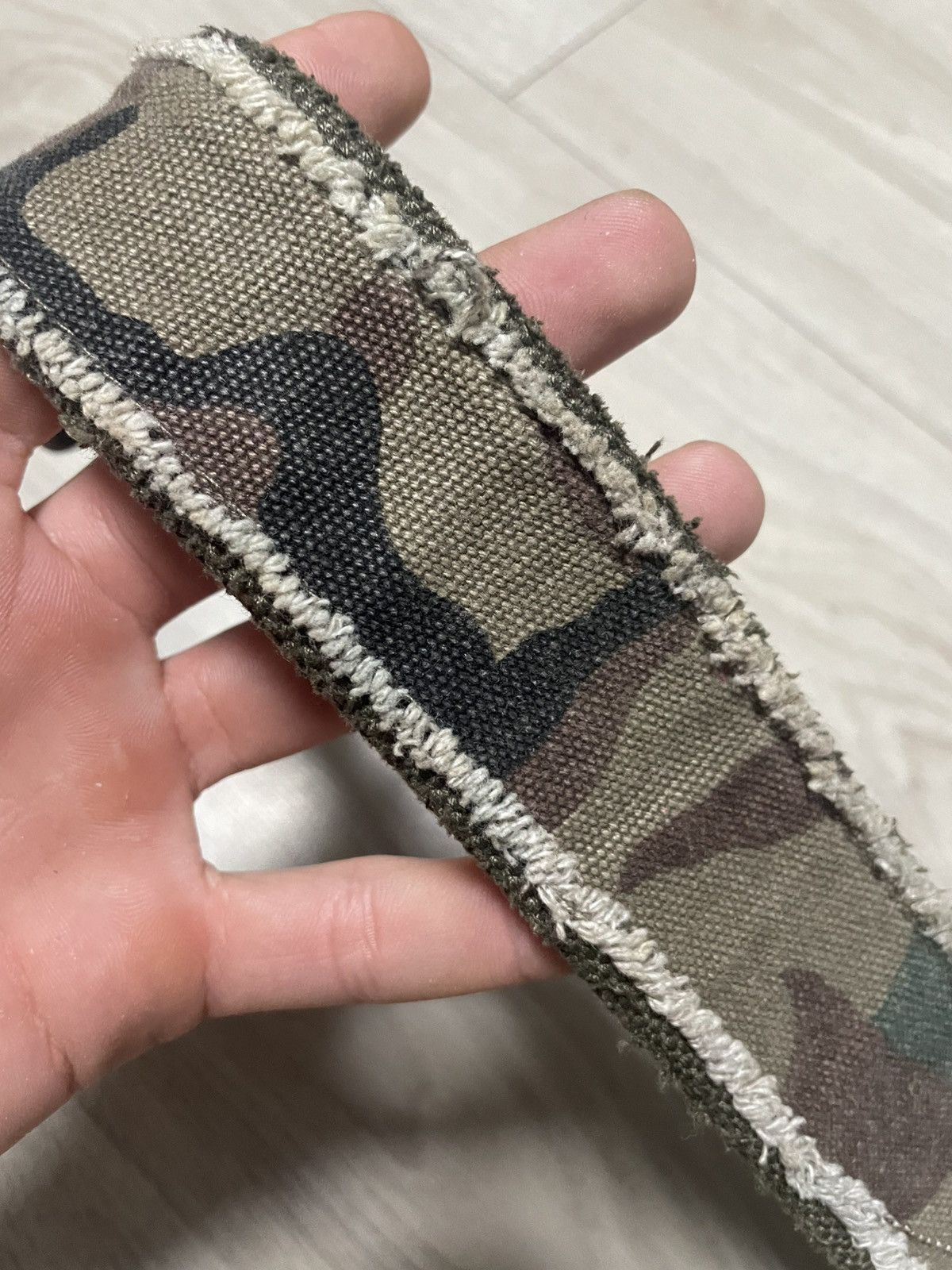 Vintage Vintage Military Camouflage Belt Avant Garde Camo Y2K Size ONE SIZE - 5 Thumbnail