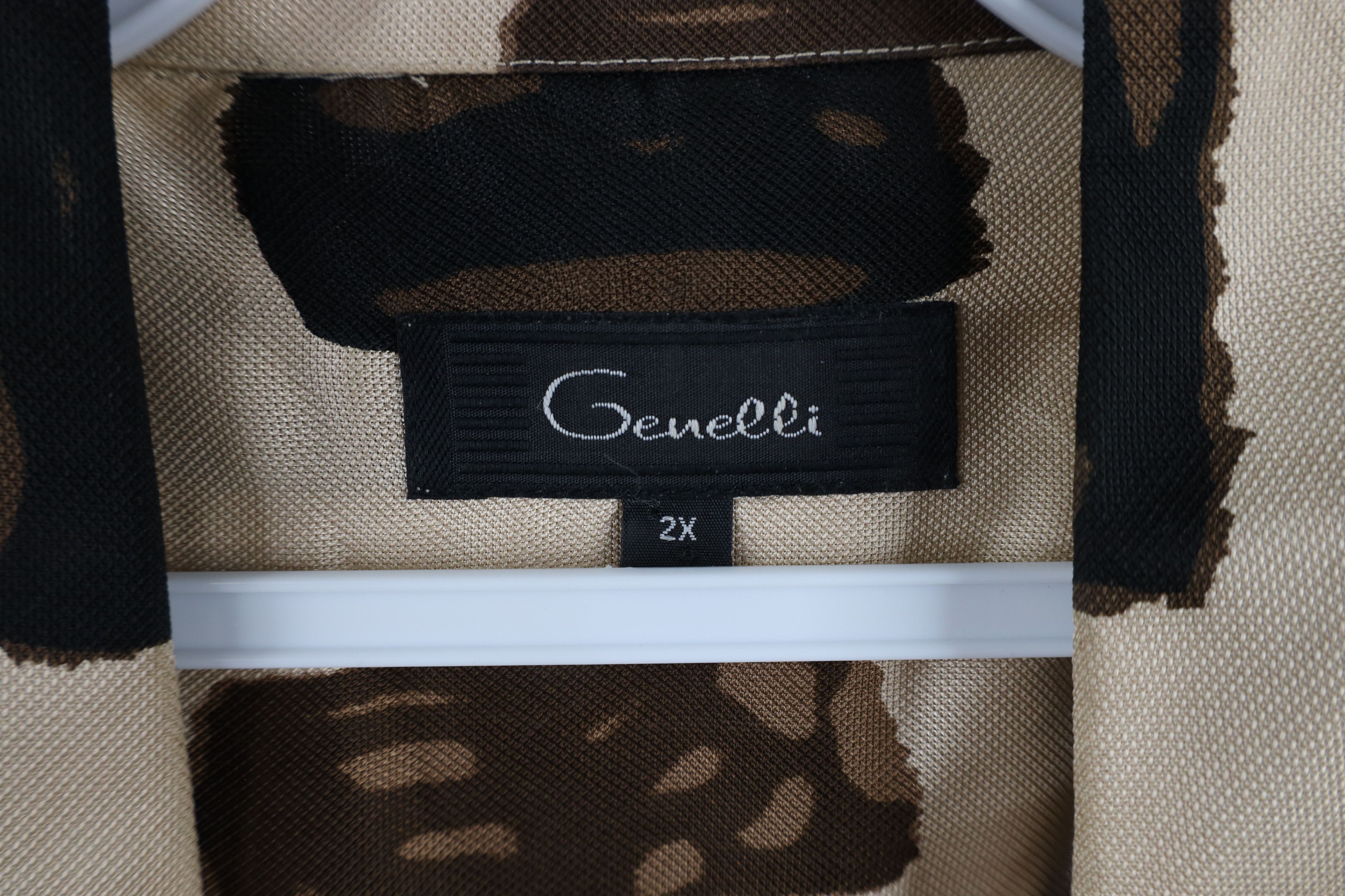 Gemelli × Vintage Vintage 90s Genelli Silk Long Sleeve Collared Button Shirt Size US XXL / EU 58 / 5 - 8 Thumbnail