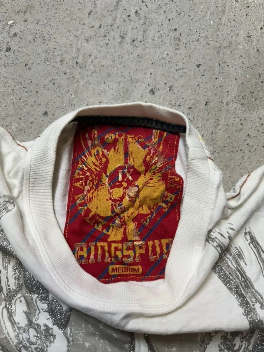 Ringspun × Vintage Vintage Y2K Ringspun Affliction Style Skull Logo T Shirt Size US M / EU 48-50 / 2 - 4 Thumbnail