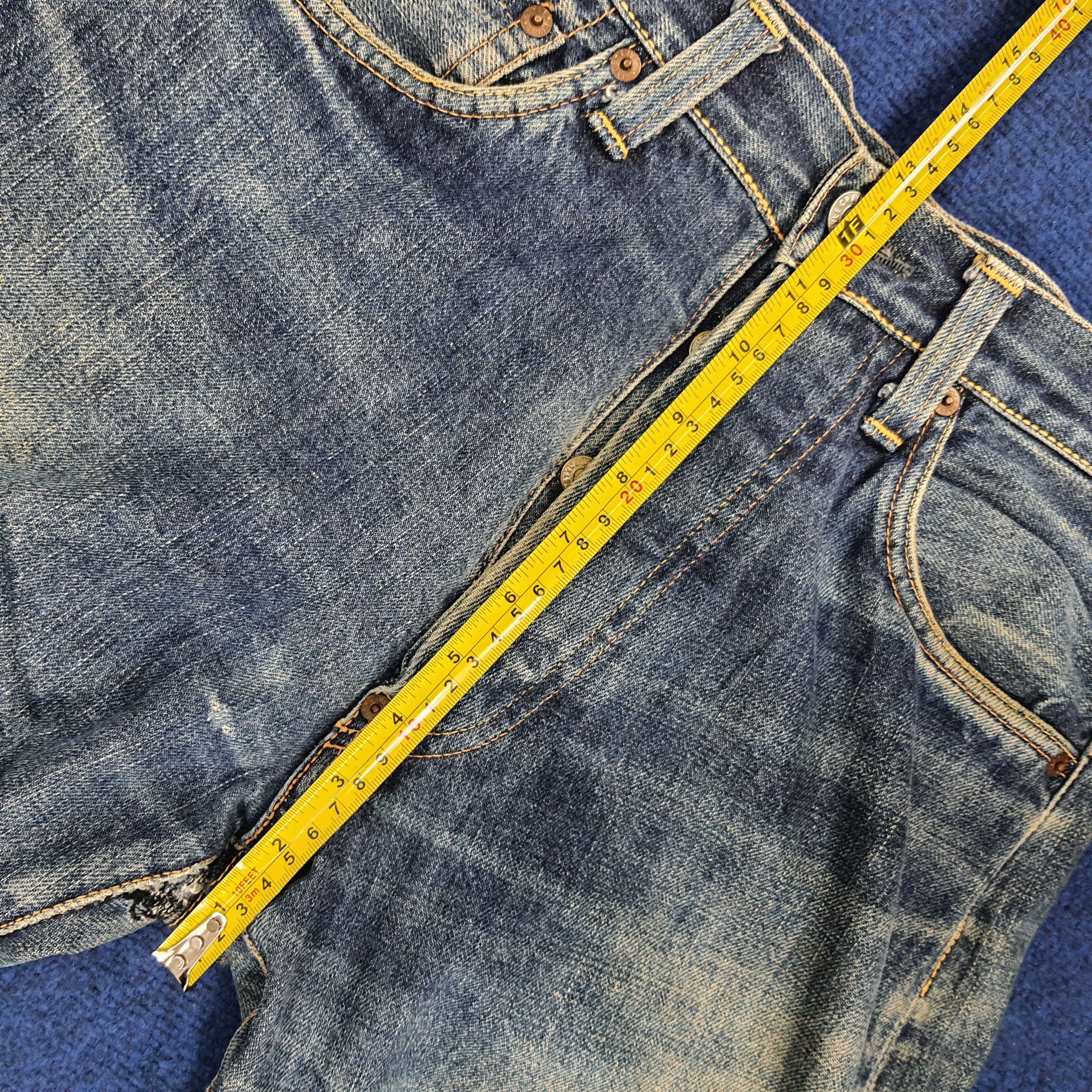 Japanese Brand × Vintage Vintage Evisu Selvedge Custom Red Daicock Jeans Size US 28 / EU 44 - 14 Thumbnail