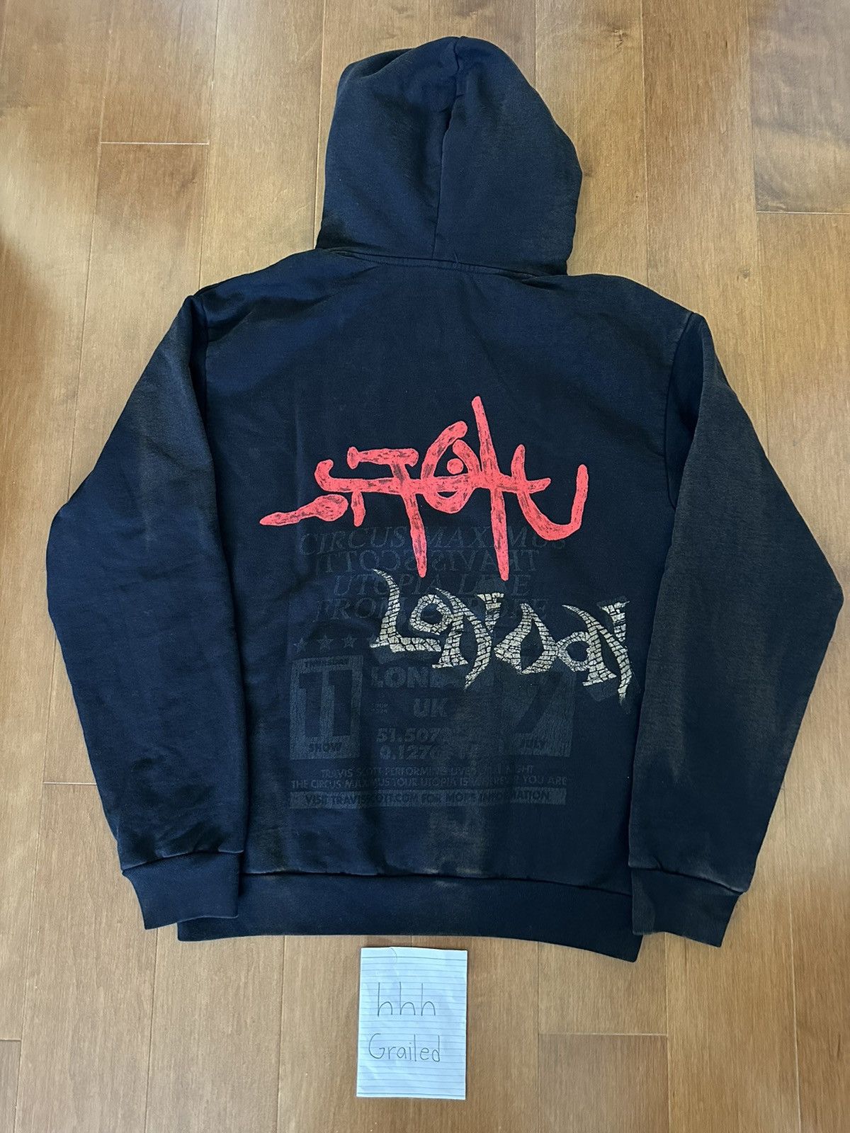 Travis Scott LONDON EXCLUSIVE UTOPIA TOUR HOODIE TRAVIS SCOTT Size US L / EU 52-54 / 3 - 2 Thumbnail