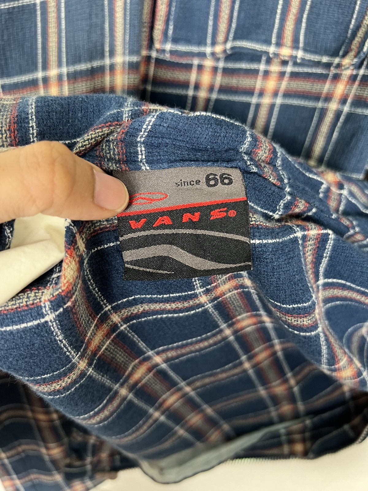 Vans 🔥90s VINTAGE VANS CHECK ZIPPER SHIRT JACKET Size US L / EU 52-54 / 3 - 14 Thumbnail