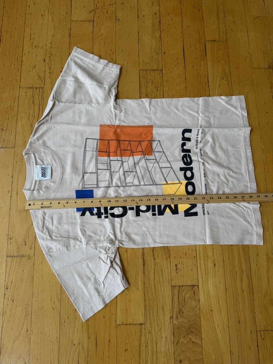 Bricks & Wood mid city modern t shrit Size US M / EU 48-50 / 2 - 6 Thumbnail