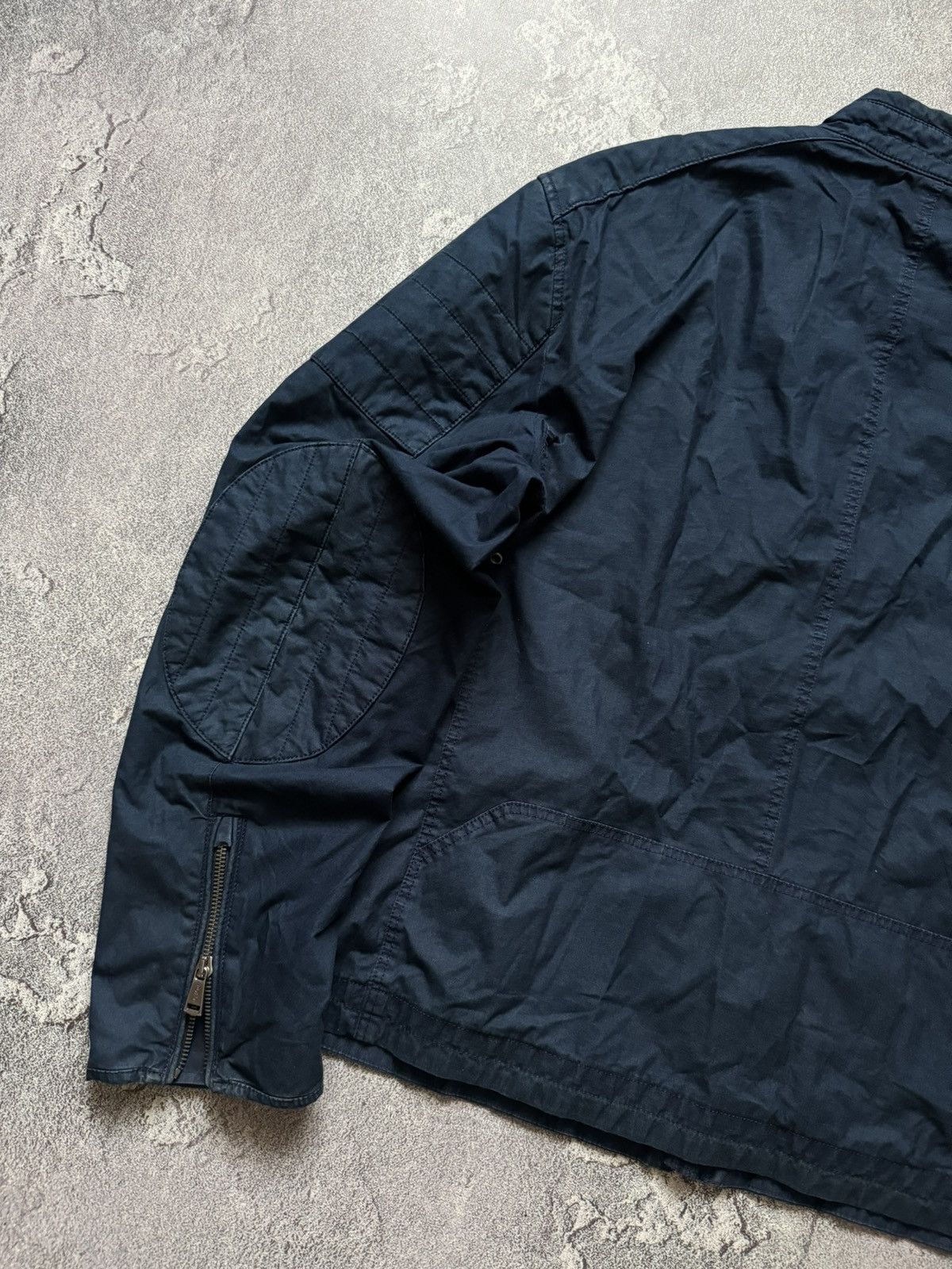 Polo Ralph Lauren × Vintage Polo Ralph Lauren XXL zip bomber style denim bike jacket 00s Size US XXL / EU 58 / 5 - 20 Thumbnail