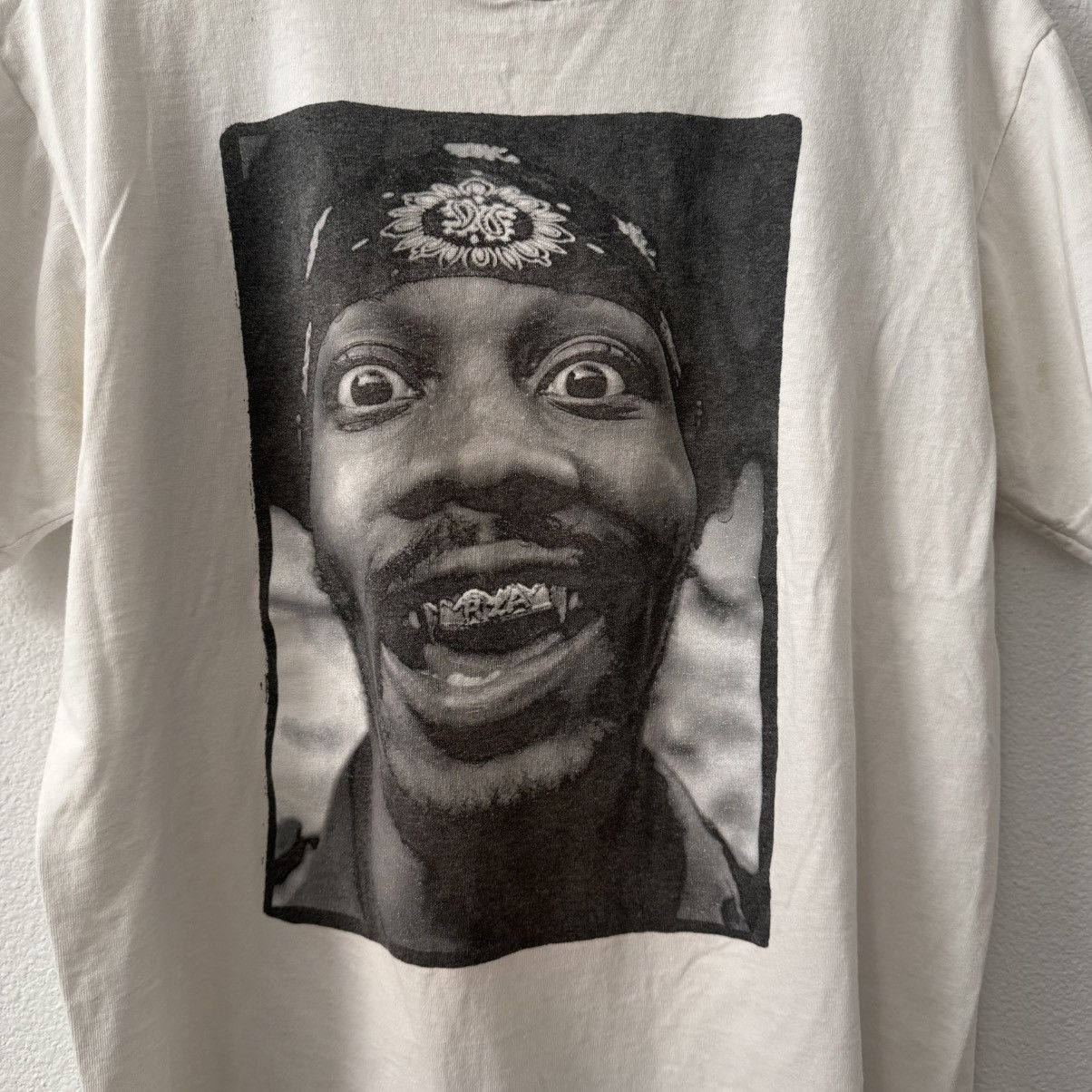 Supreme Supreme Men's White and Cream T-shirt Size US M / EU 48-50 / 2 - 2 Thumbnail