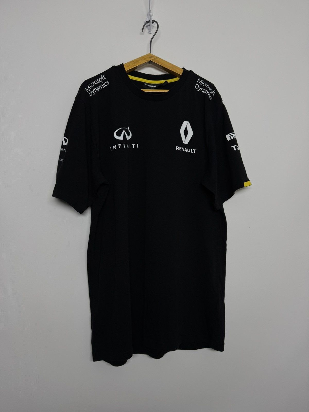 Vintage Infiniti Renault Racing Team Formula One Polo Shirt Jersey Size US L / EU 52-54 / 3 - 8 Thumbnail