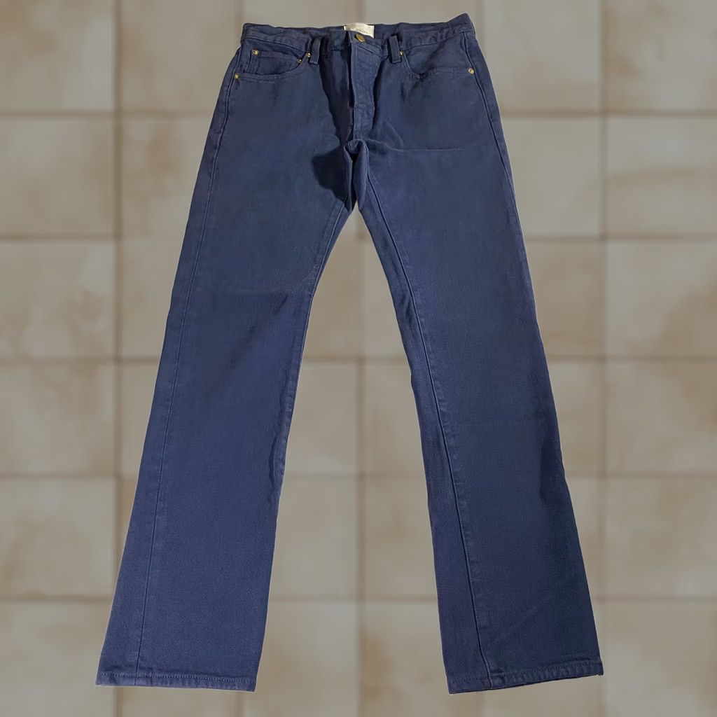 Sid Mashburn Sid Mashburn Pants Blue Canvas Slim Straight Men 28x30 Size US 28 / EU 44 - 1 Thumbnail