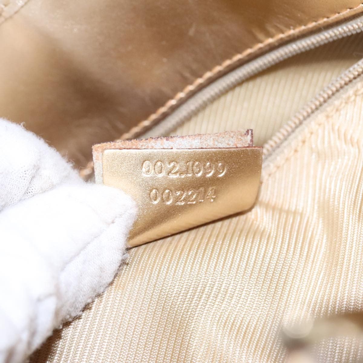 Gucci GUCCI GG Canvas Tote Bag Light Blue Gold 002 002 Size ONE SIZE - 20 Thumbnail