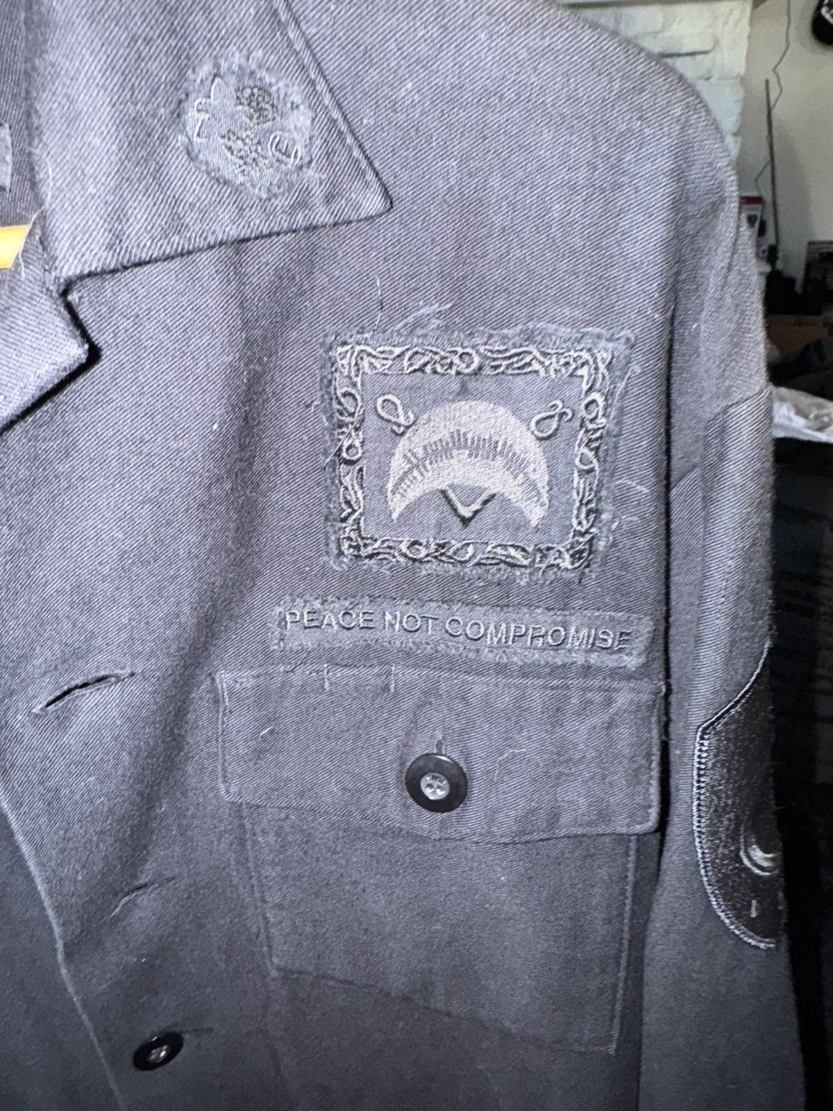 Undercover Undercover Jun Takahashi mens black denim patchwork button Size US L / EU 52-54 / 3 - 4 Thumbnail