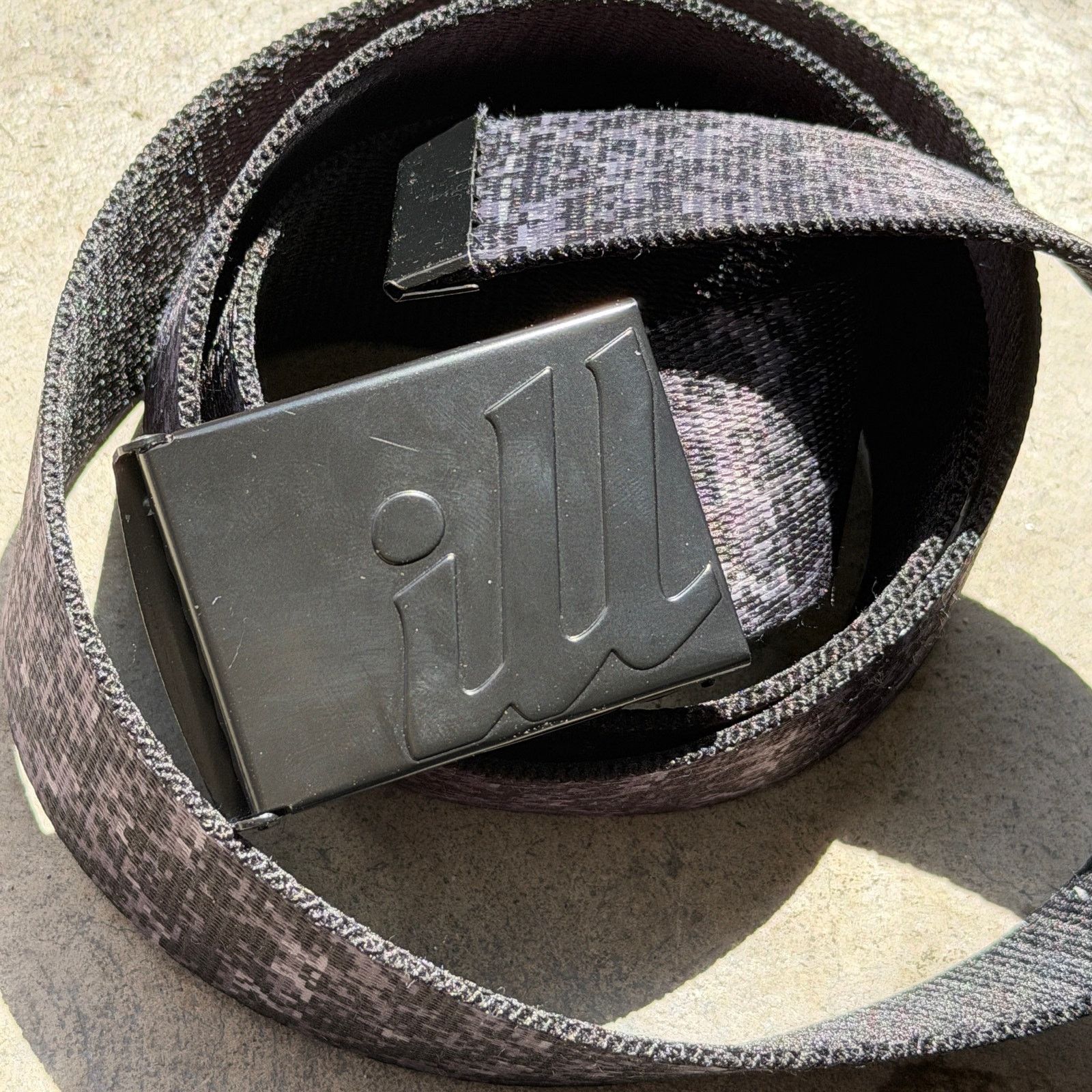 Other Illest skater Belt Urban Digital Camo Black Adjustable Size ONE SIZE - 3 Thumbnail