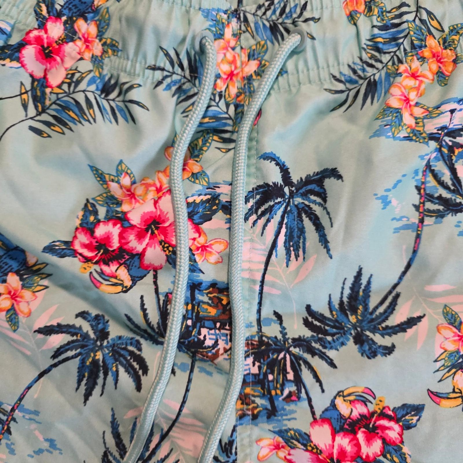 George George Tropical Swim Trunks Mens Medium 32-34 Beach Shorts Size US 32 / EU 48 - 3 Thumbnail
