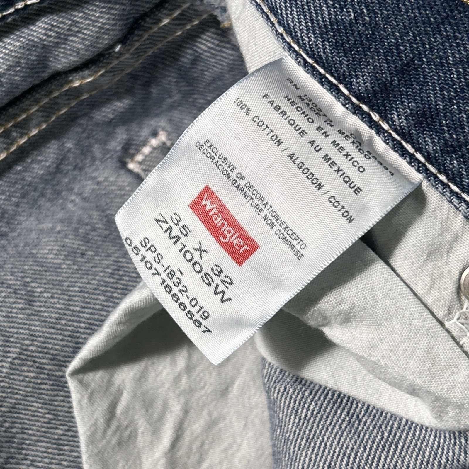 Wrangler Wrangler Loose Straight Jeans Mens 35x32 Relaxed Hamilton Size US 35 - 6 Thumbnail