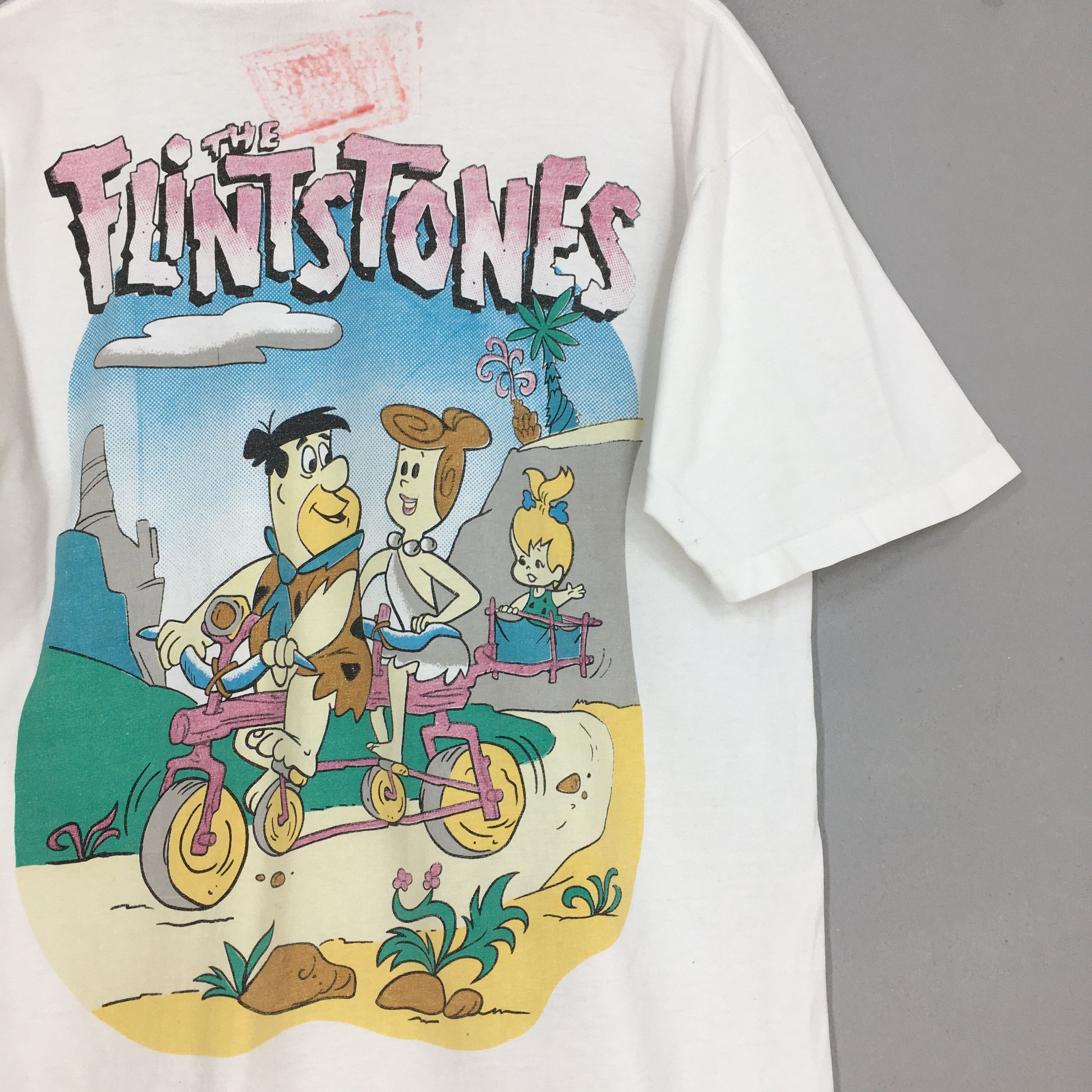 Cartoon Network × Vintage Vintage 90s The Flintstones American Sitcom Tshirt Medium Size US M / EU 48-50 / 2 - 7 Thumbnail