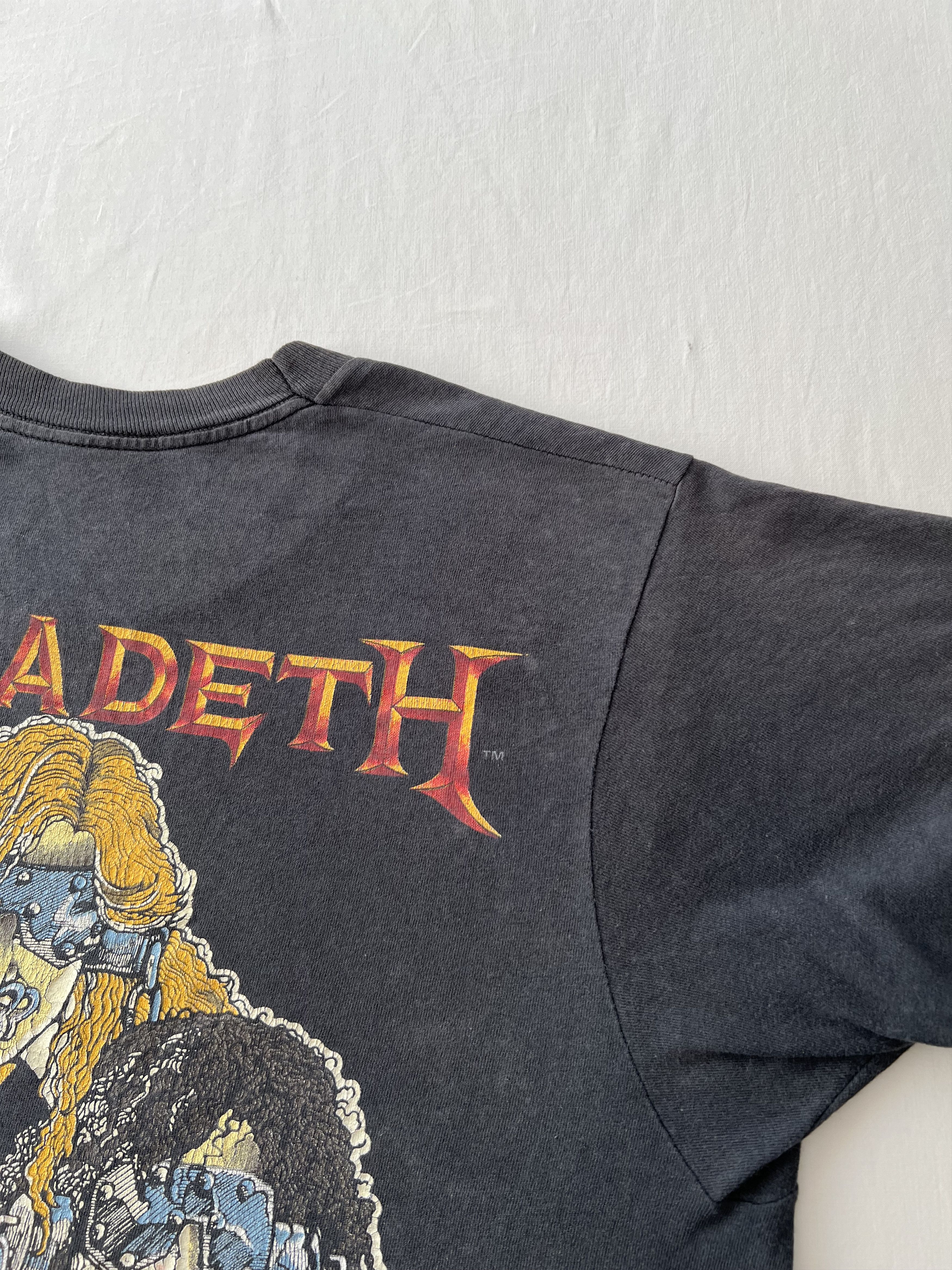 Band Tees Vintage 1991 Megadeth Vic Rattlehead Thrash Metal Band Tee Size US L / EU 52-54 / 3 - 23 Thumbnail