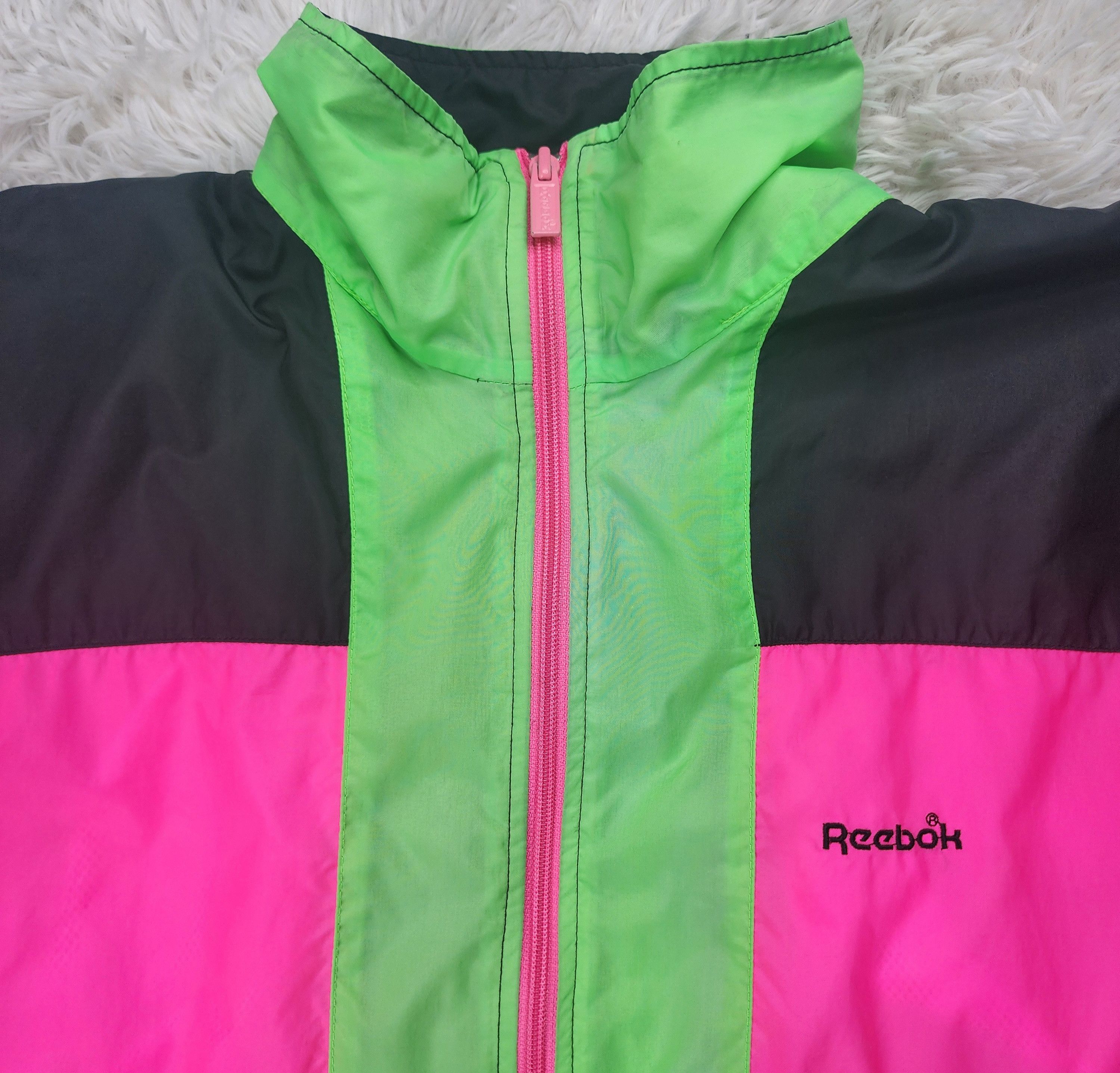 Reebok Vintage Reebok full zip windbreaker jacket Size US M / EU 48-50 / 2 - 5 Thumbnail