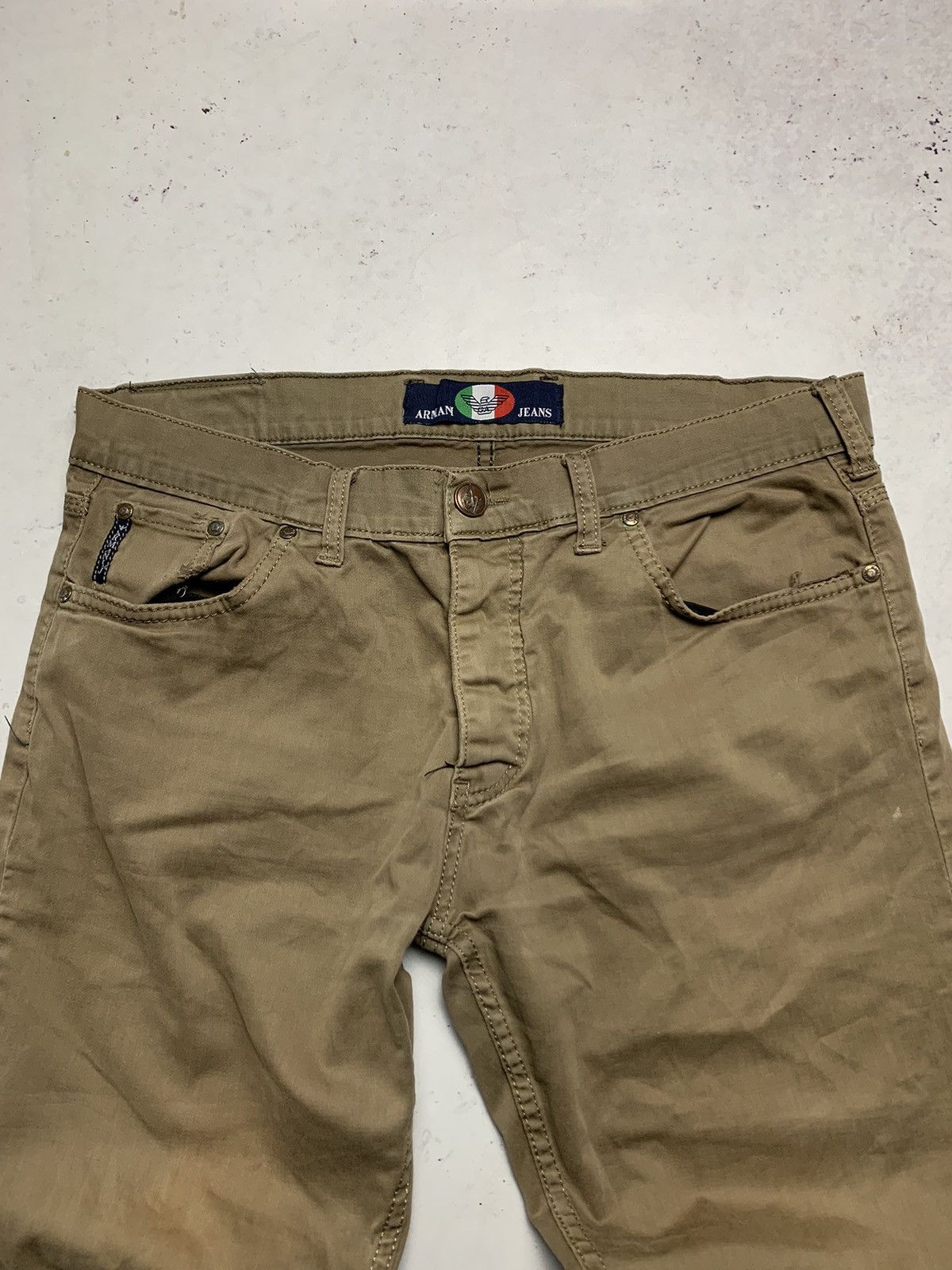 Armani Vintage Armani Pocket Logo Baggy Jeans Y2K 32 Size US 32 / EU 48 - 3 Thumbnail