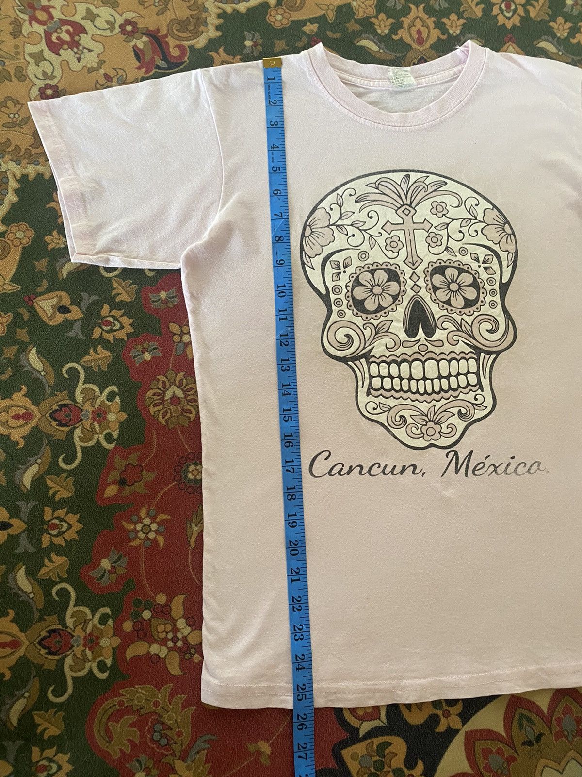 Affliction Vintage Y2k Cancun, Mexica, Cross Skull Tee Size US S / EU 44-46 / 1 - 7 Thumbnail