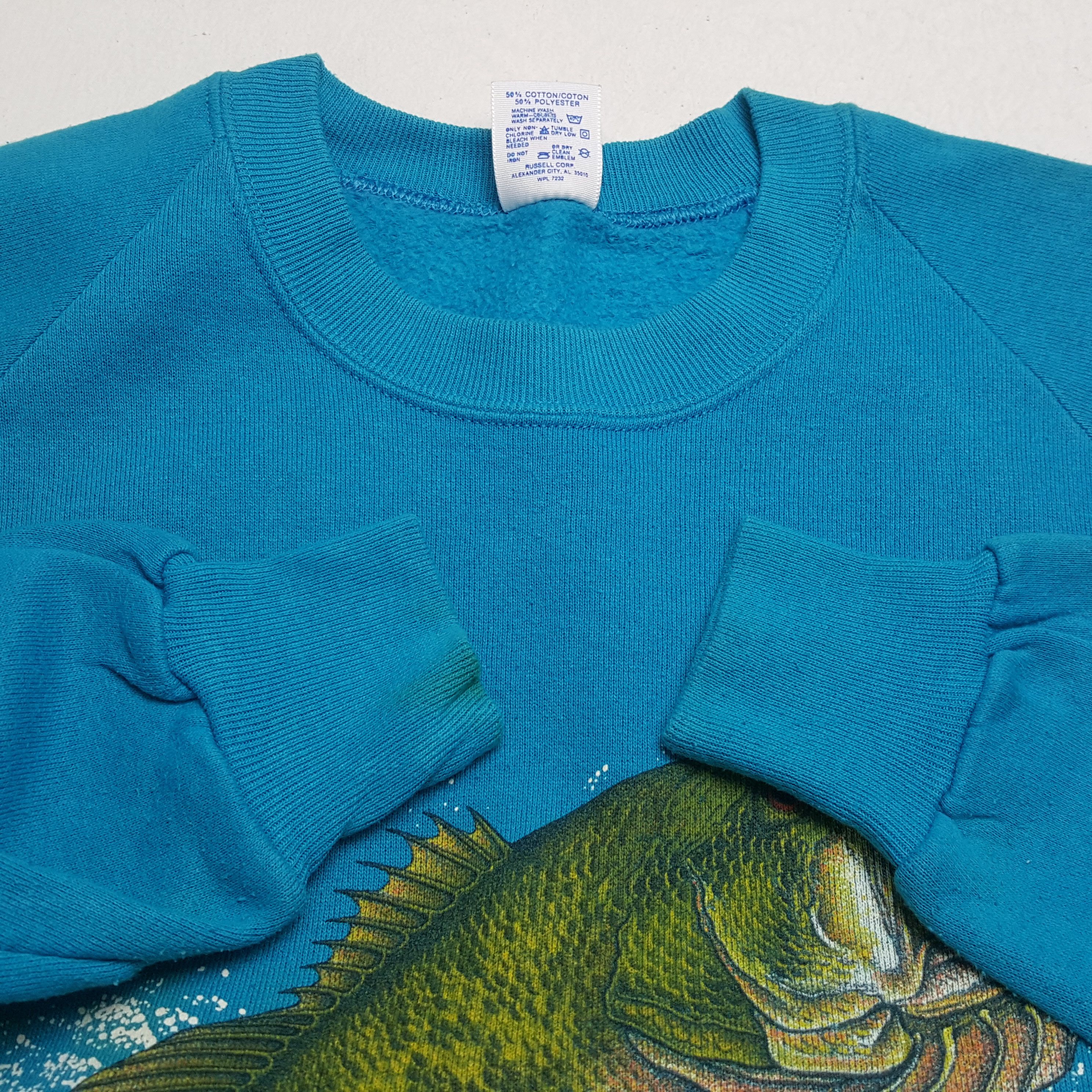 Vintage Vintage FISH ART Streetwear Fashion Style Sweatshirts Size US M / EU 48-50 / 2 - 8 Thumbnail