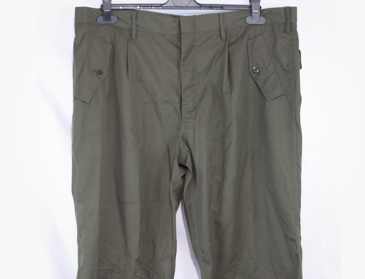 Vintage Vintage Italian Military Combat Trousers Olive W 32x L30 Size US 32 / EU 48 - 3 Thumbnail