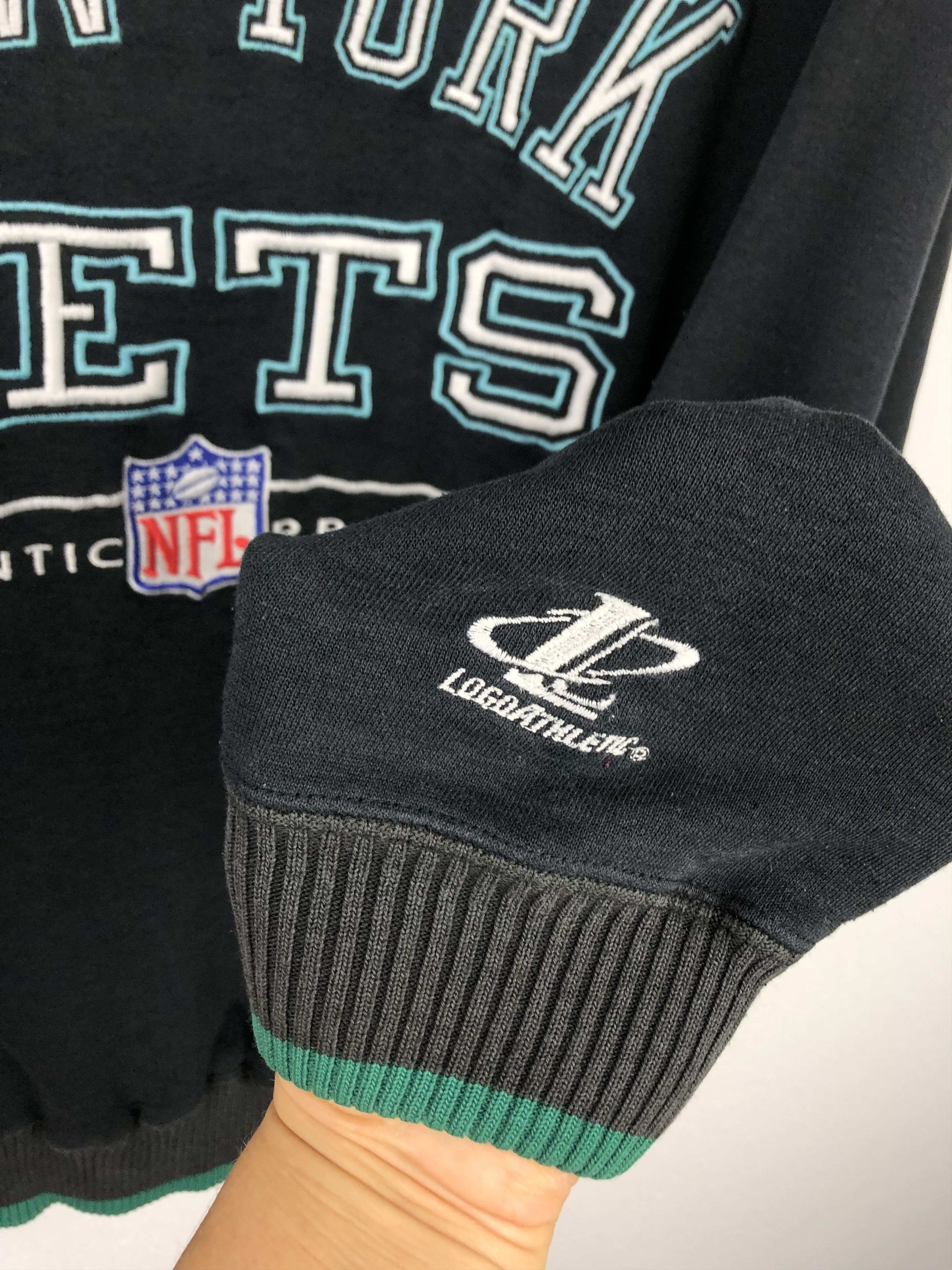 NFL × Pro Line × Vintage Vintage 90's Pro Line New York Jets NFL Crewneck Sweatshirt Size US L / EU 52-54 / 3 - 4 Thumbnail