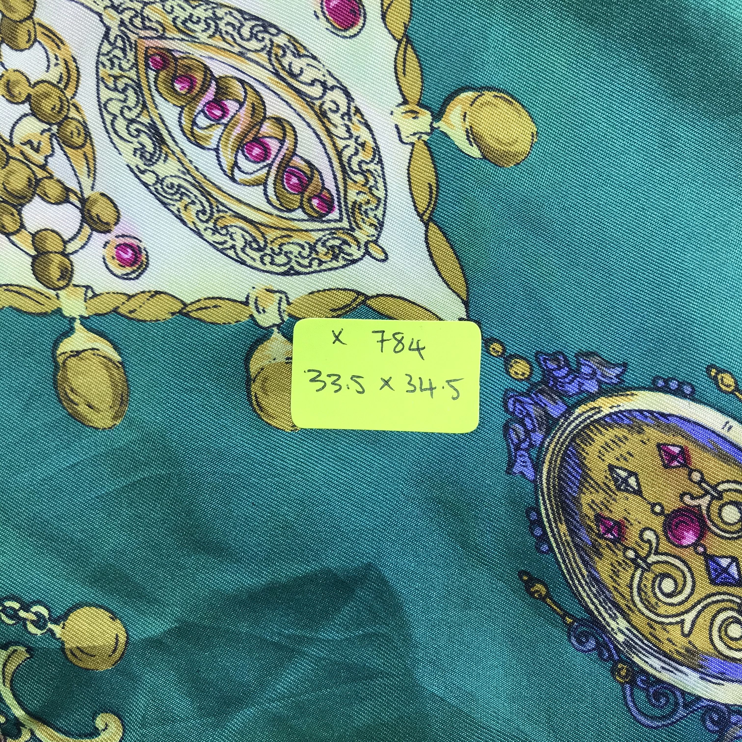 Vintage Vintage Silk Scarf Size ONE SIZE - 6 Thumbnail